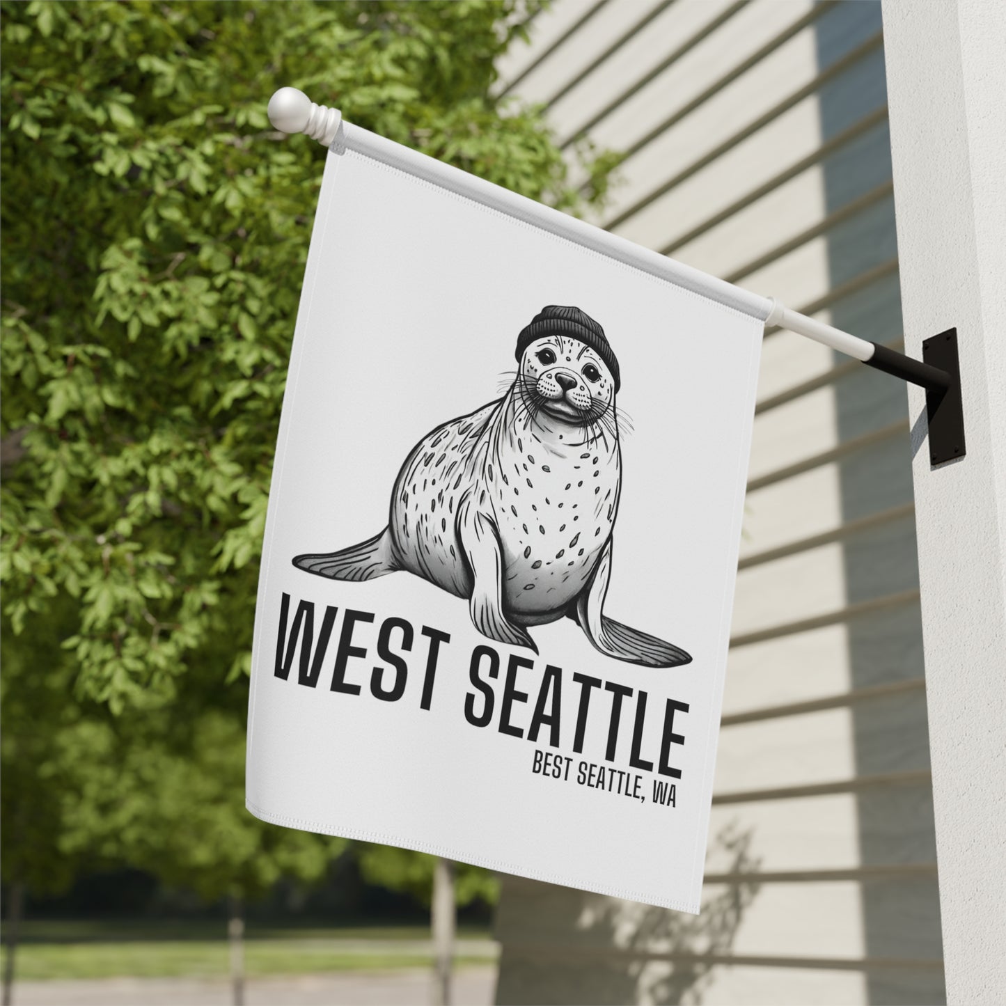 West Seattle Harbor Seal Garden & House Banner