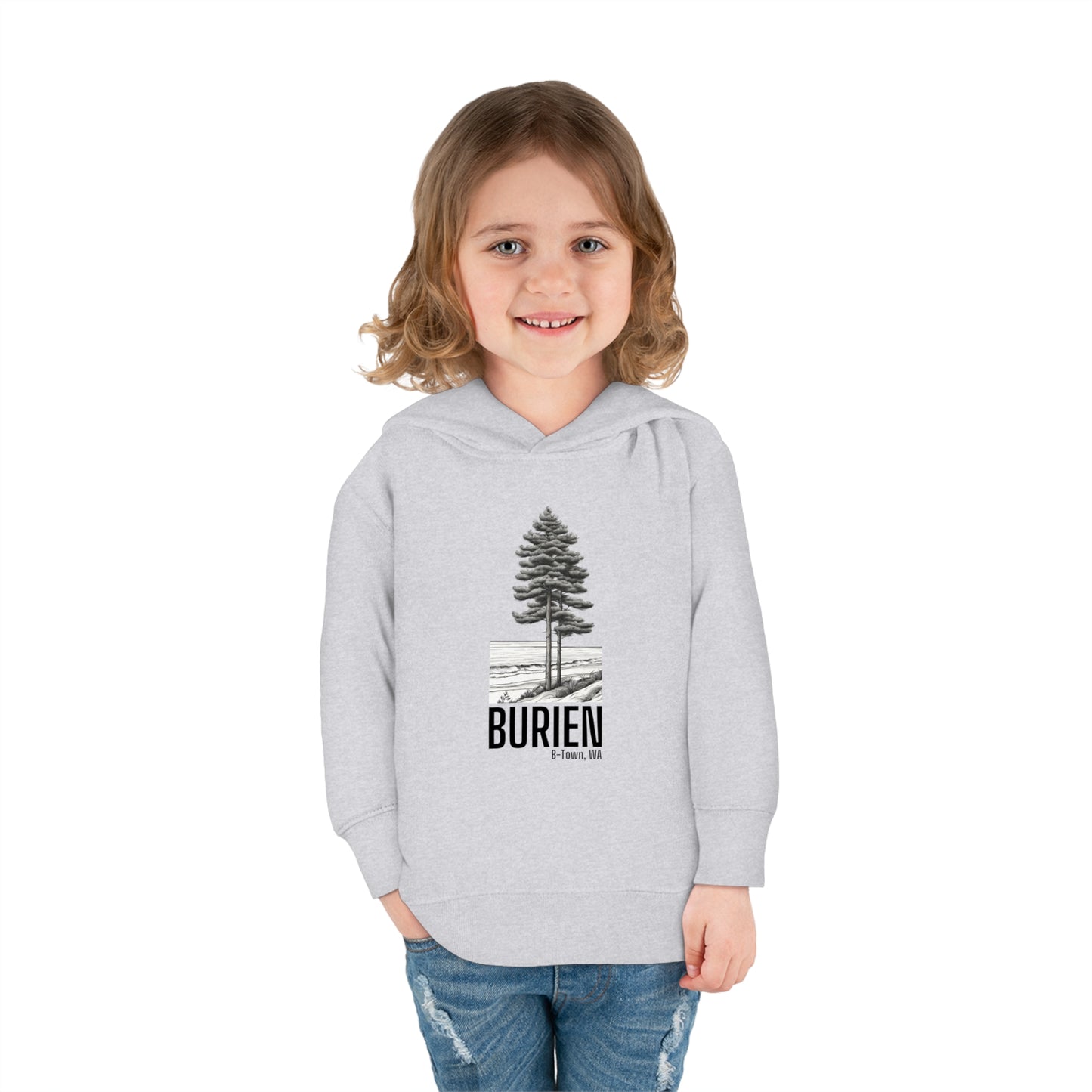 Burien WA Toddler Pullover Fleece Hoodie