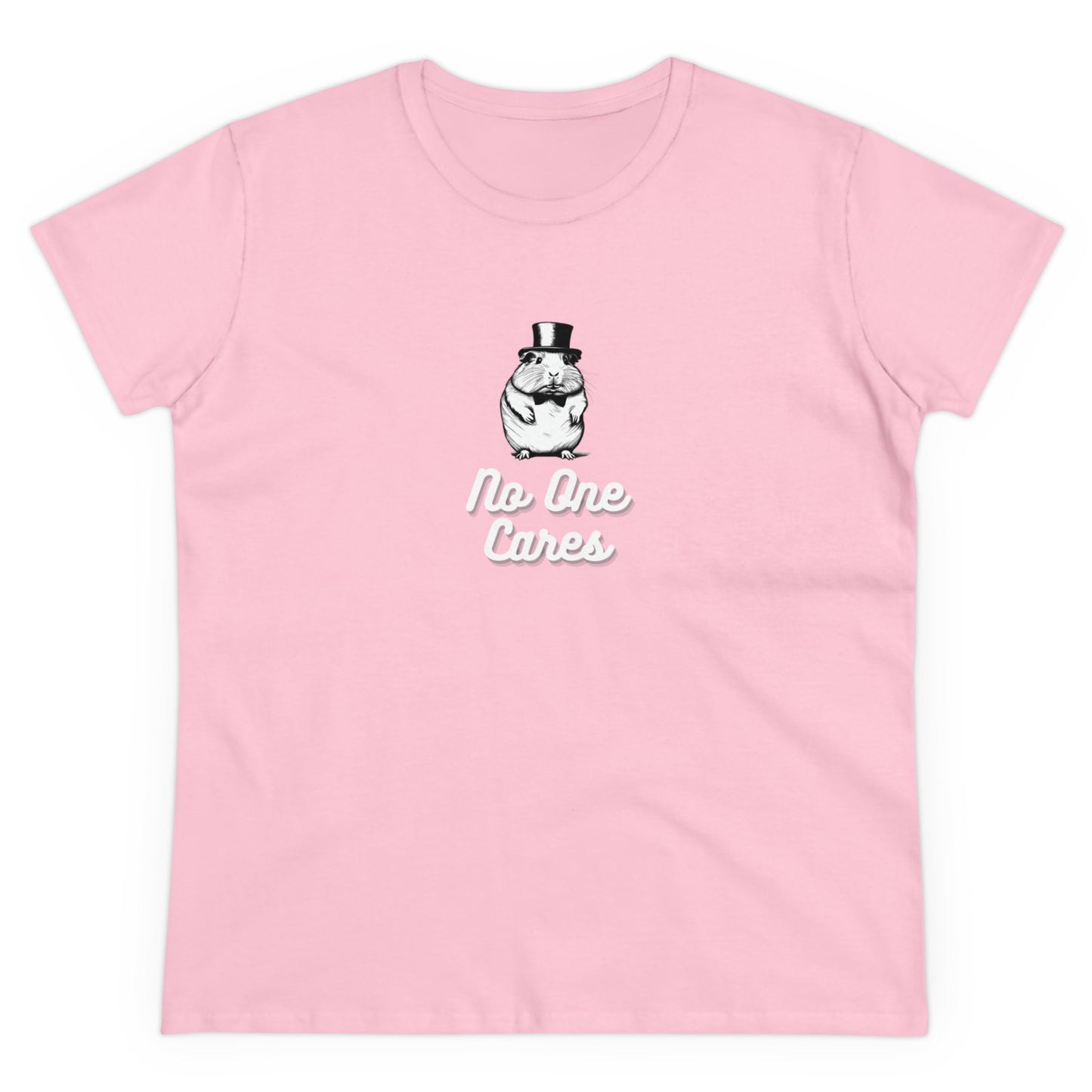 No One Cares Women's Midweight Cotton Tee