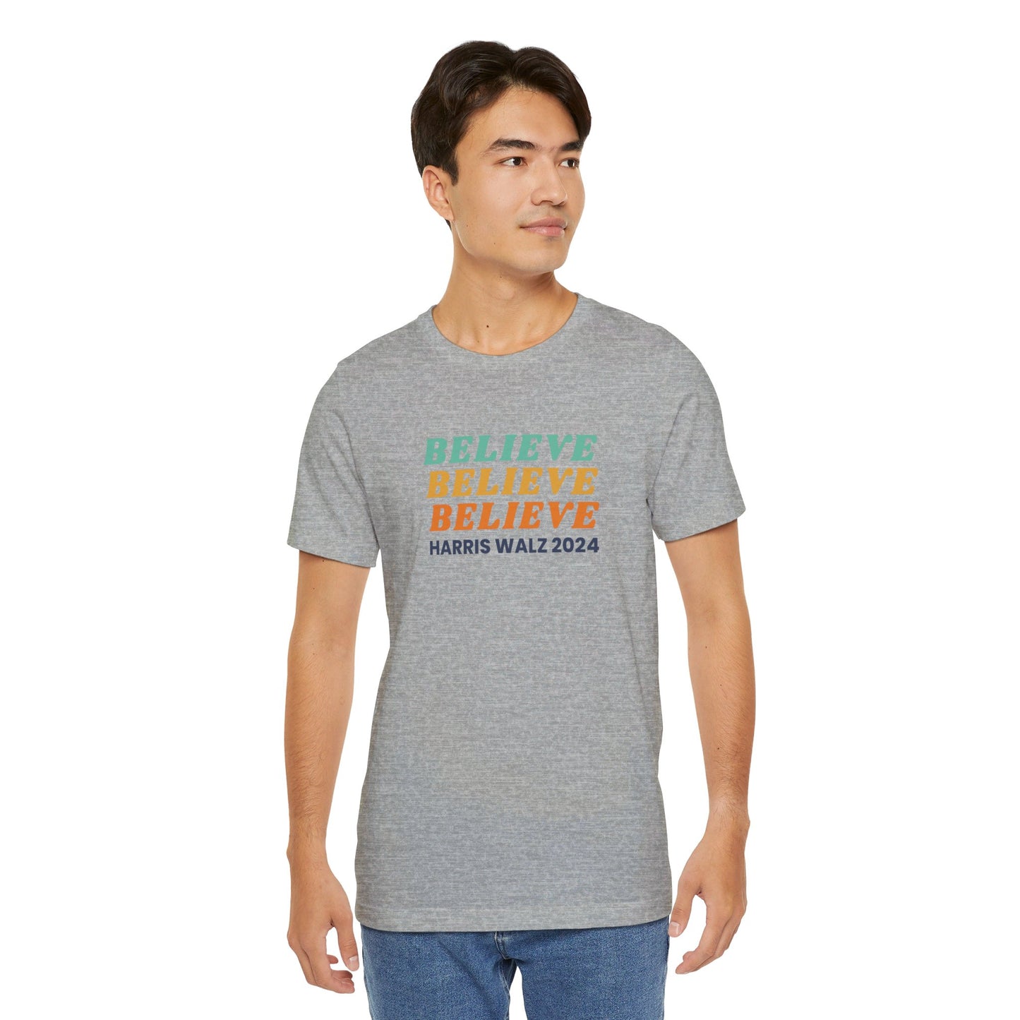 Believe Harris Walz Jersey Short Sleeve Tee