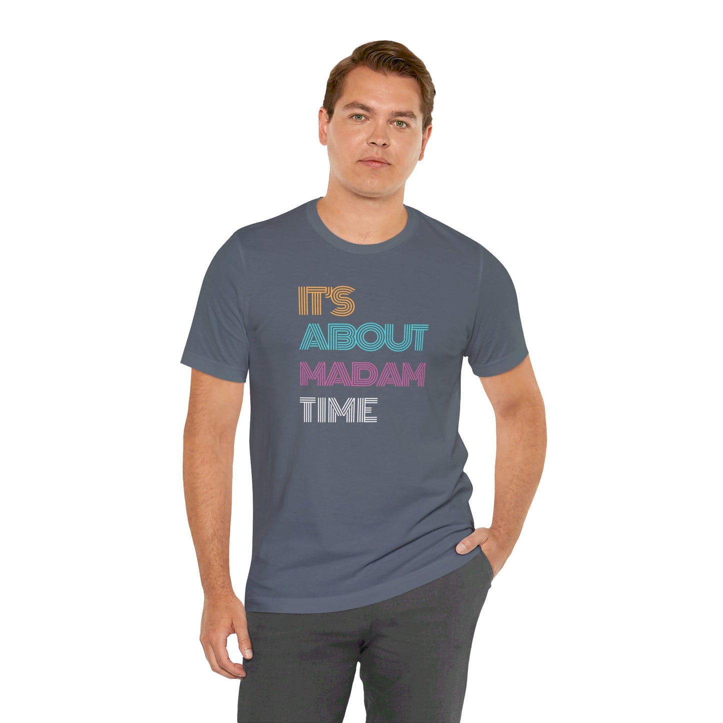 Neon It’s About Madam Time Jersey Short Sleeve Tee