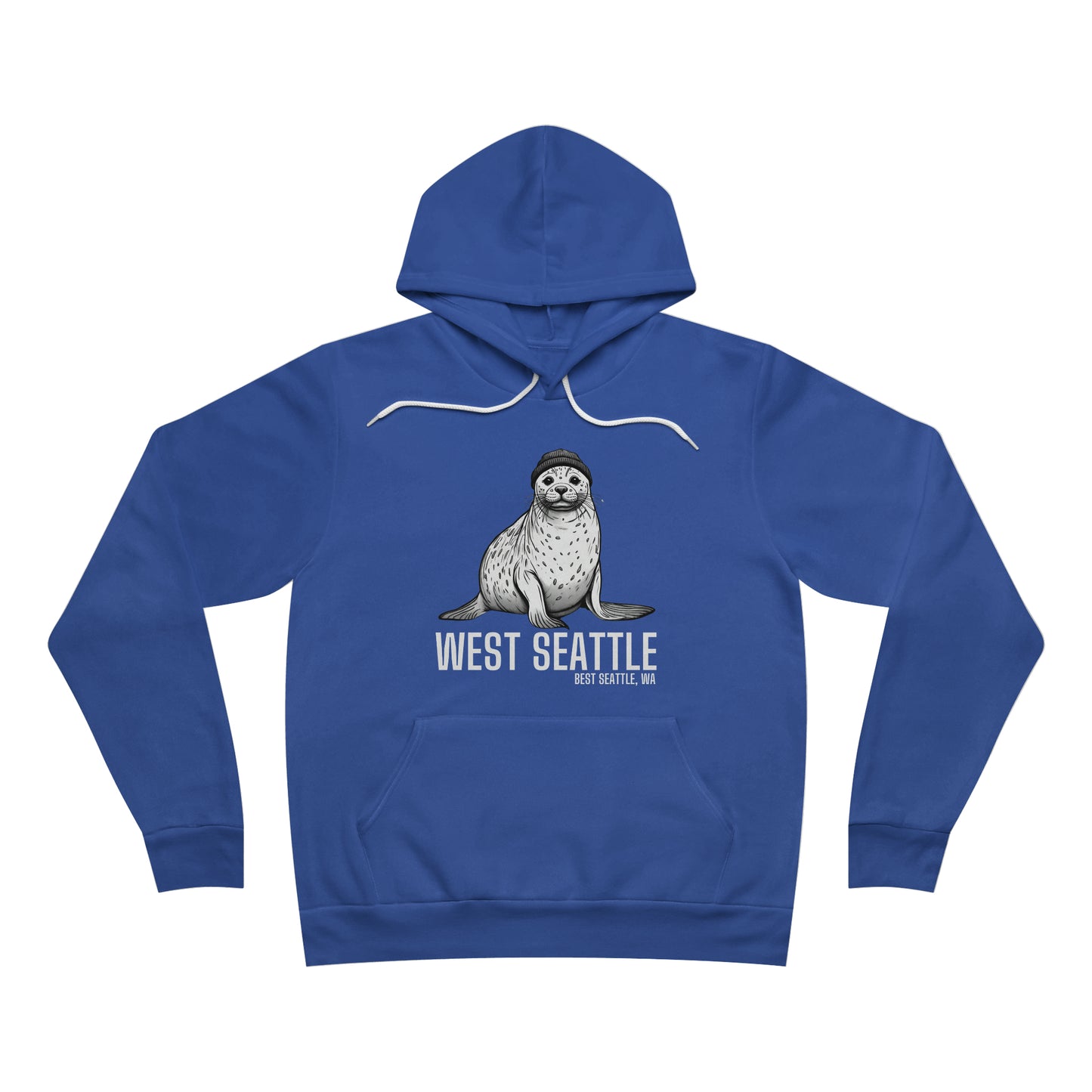 West Seattle Harbor Seal Unisex Sponge Fleece Pullover Hoodie