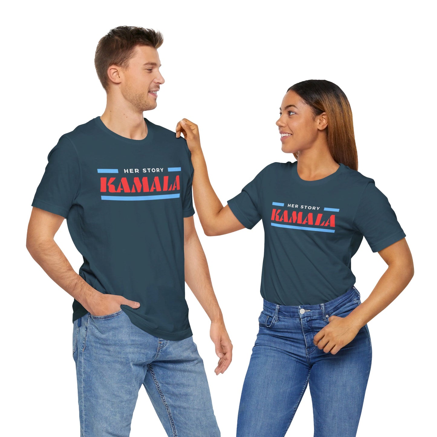 Her Story Kamala Jersey Short Sleeve Tee