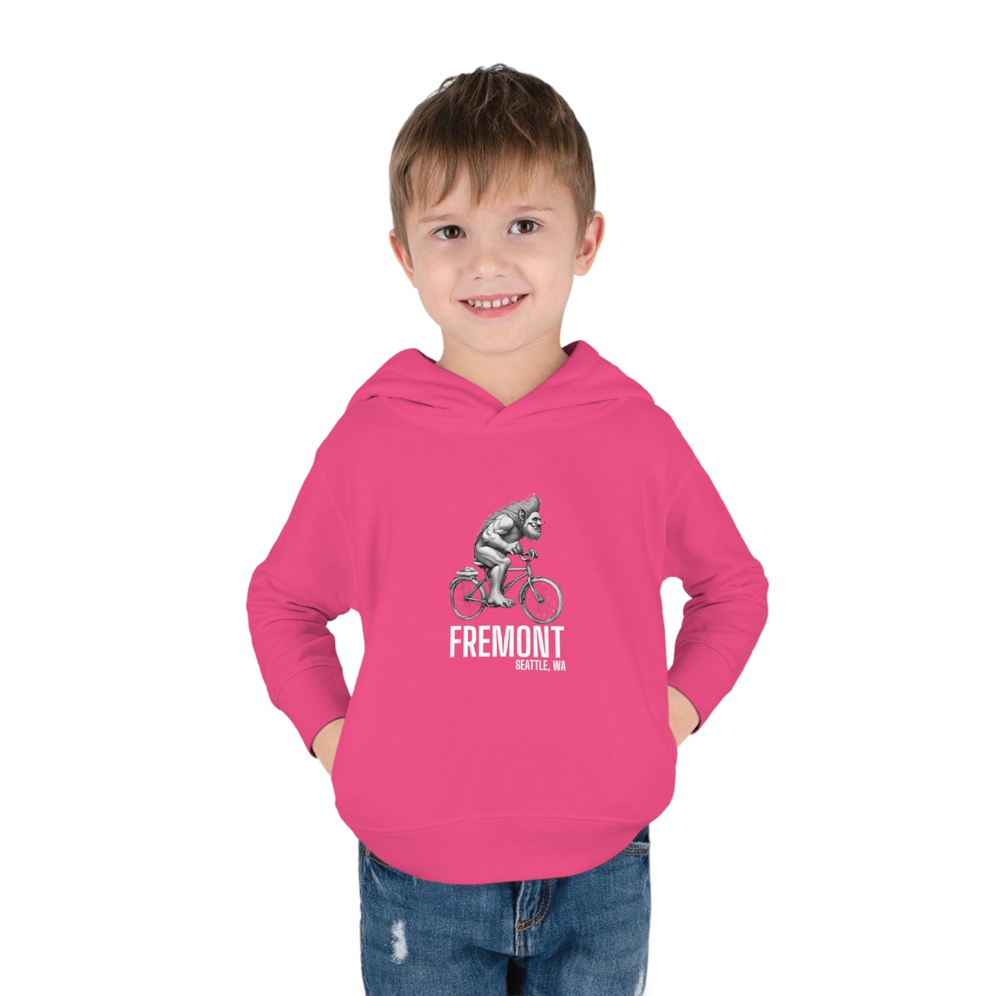 Fremont Seattle Toddler Pullover Fleece Hoodie