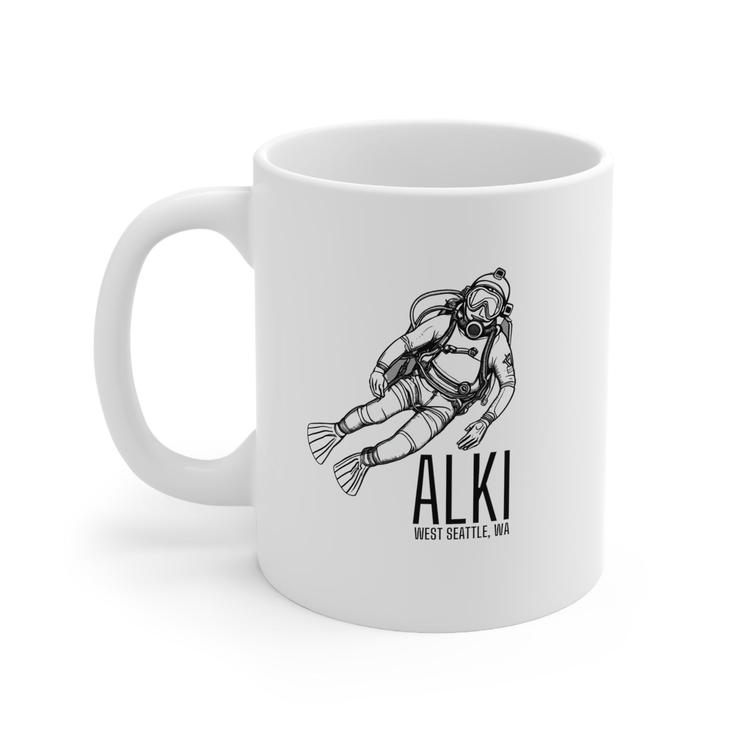 Alki Ceramic Mug 11oz