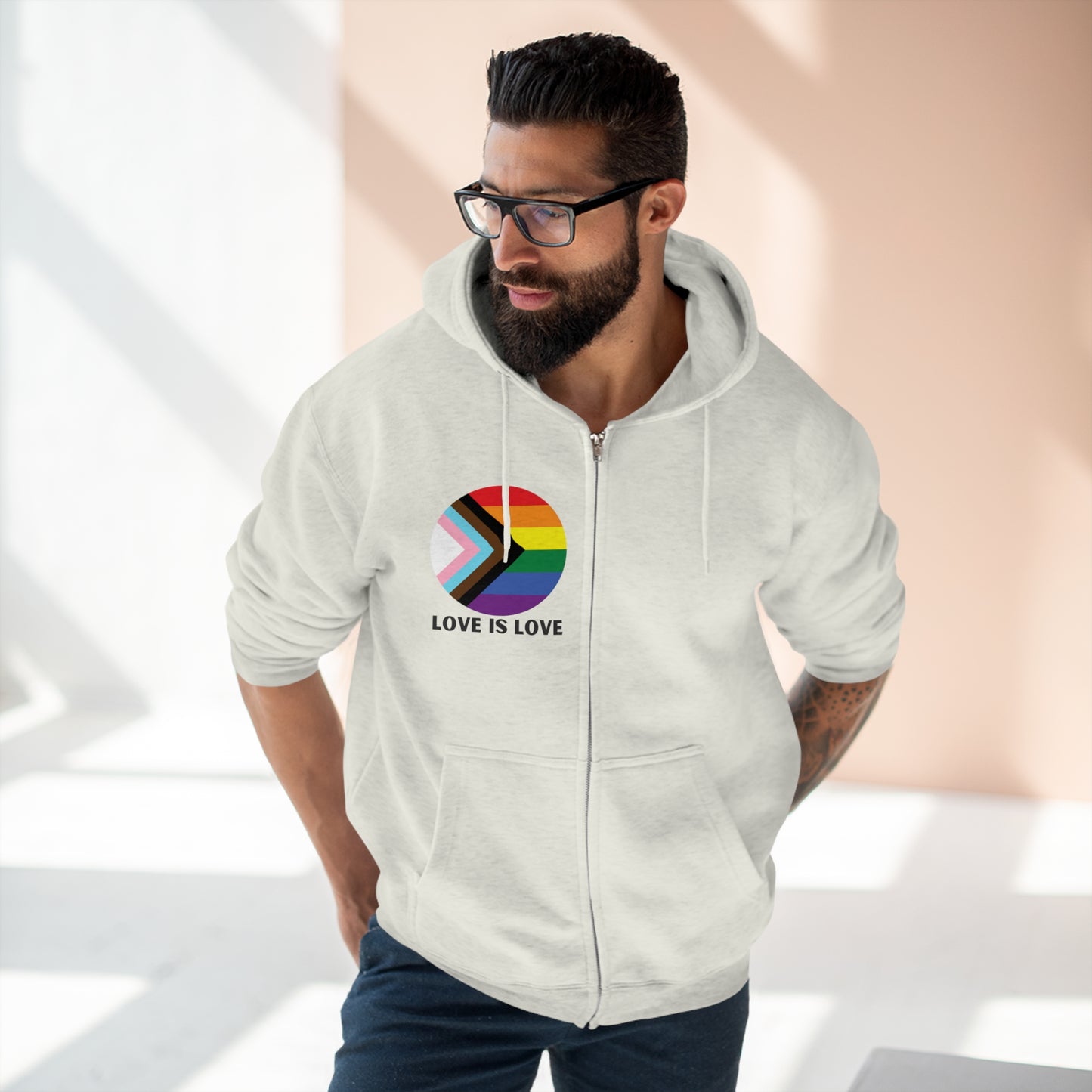 Love Is Love Zip Hoodie