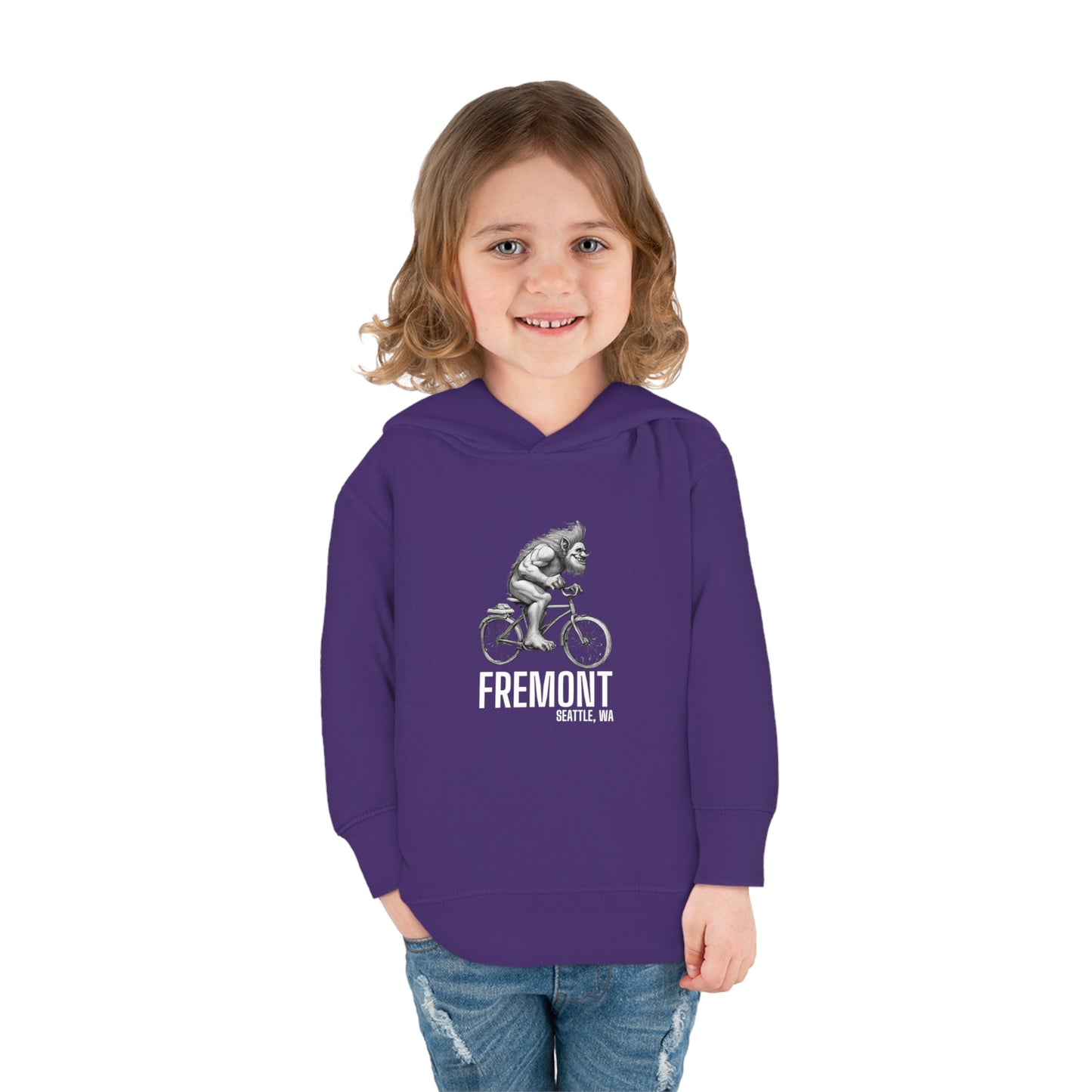 Fremont Seattle Toddler Pullover Fleece Hoodie