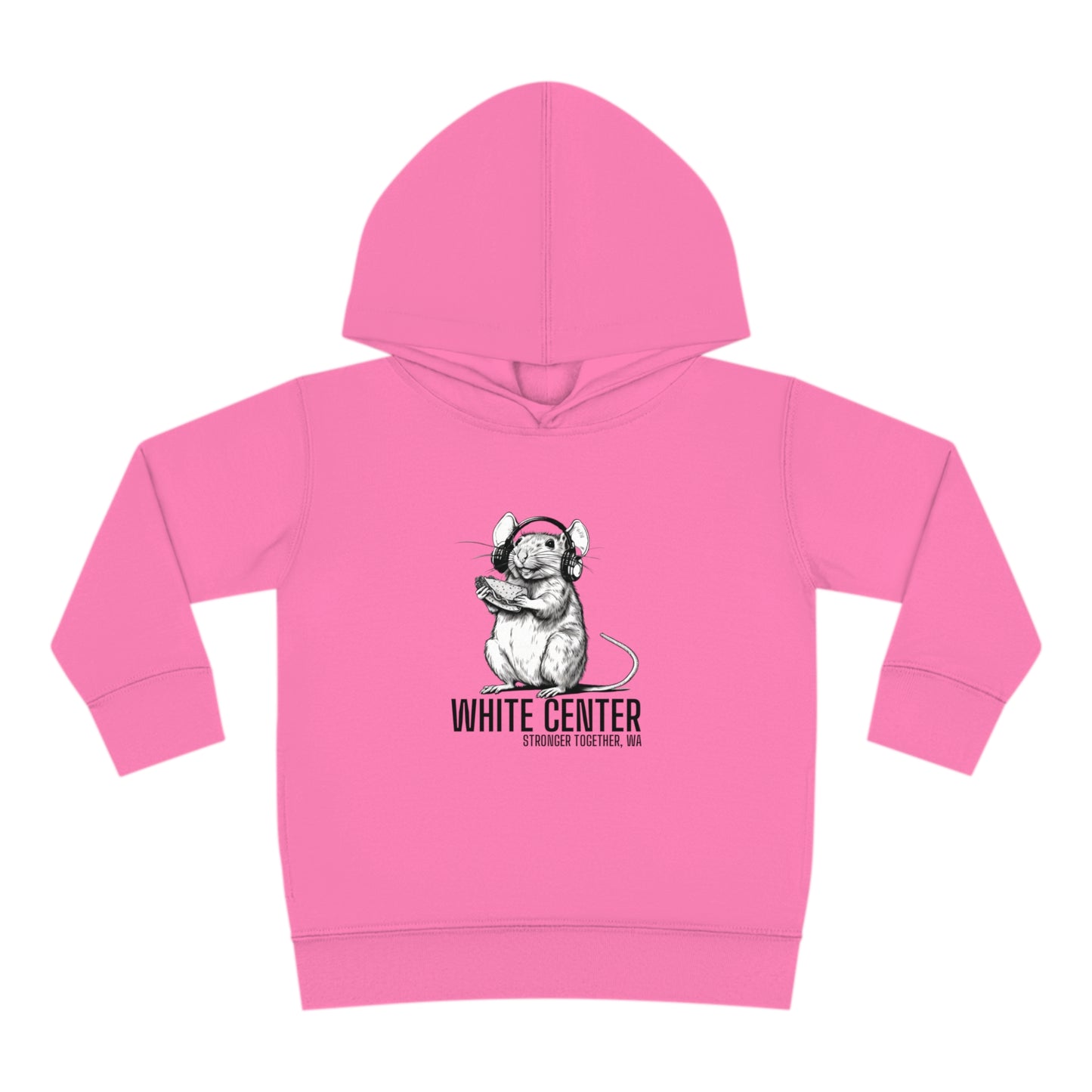 White Center, WA Toddler Pullover Fleece Hoodie