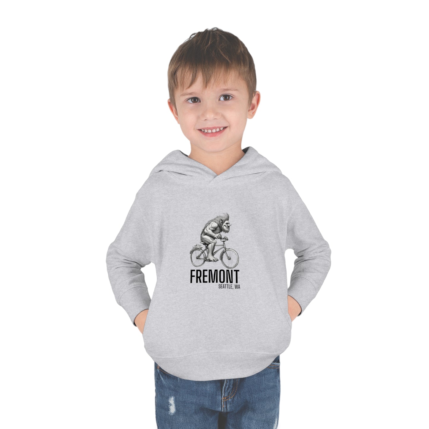 Fremont Seattle Toddler Pullover Fleece Hoodie