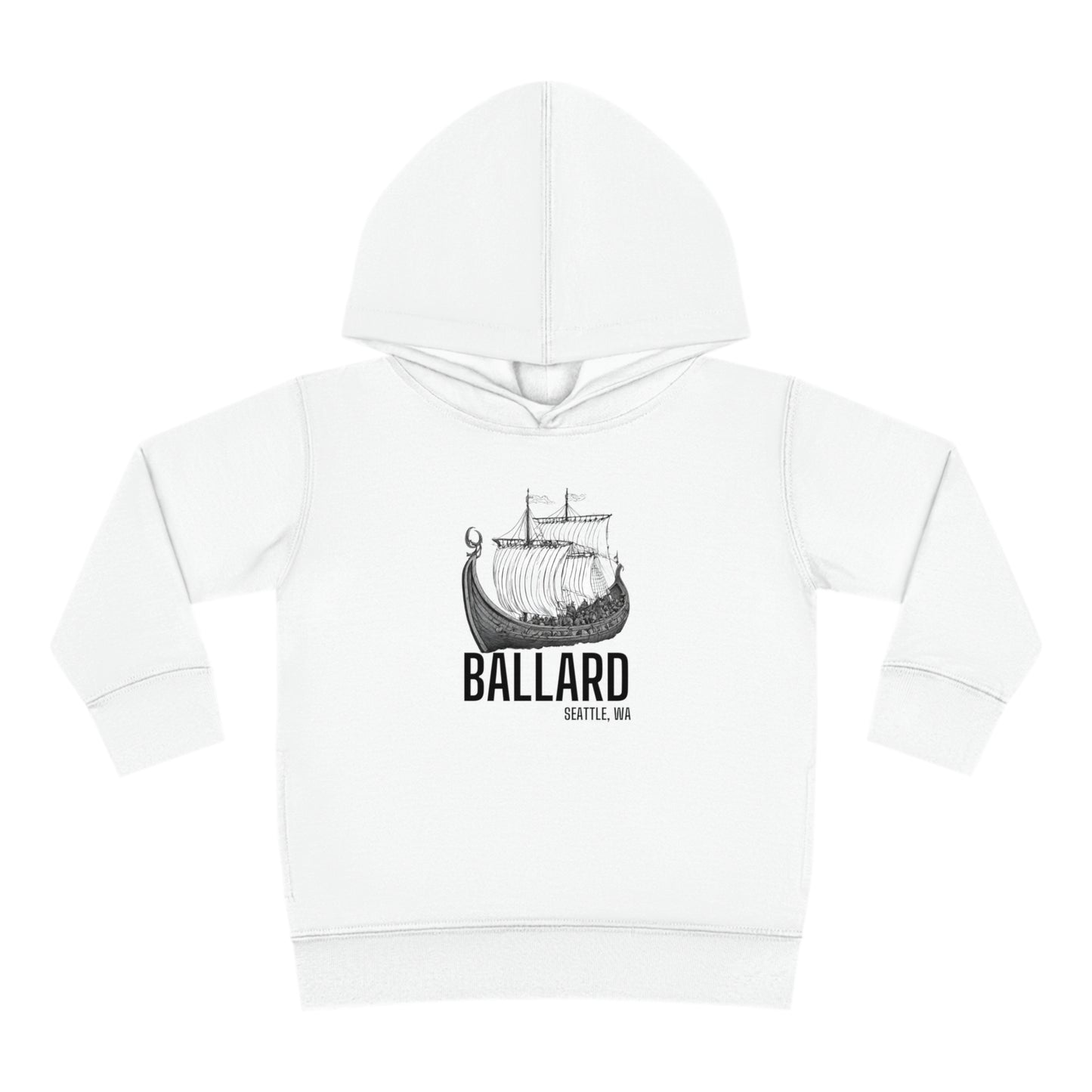 Ballard Seattle Toddler Pullover Fleece Hoodie