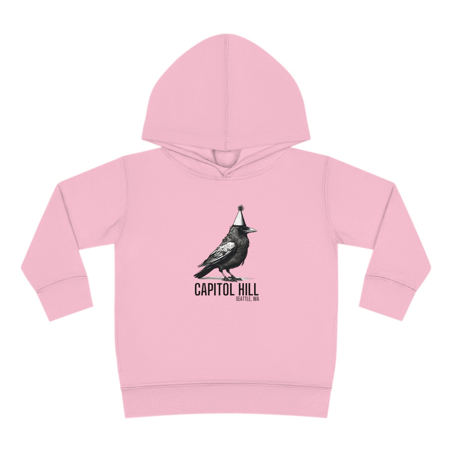 Capitol Hill Seattle Toddler Pullover Fleece Hoodie