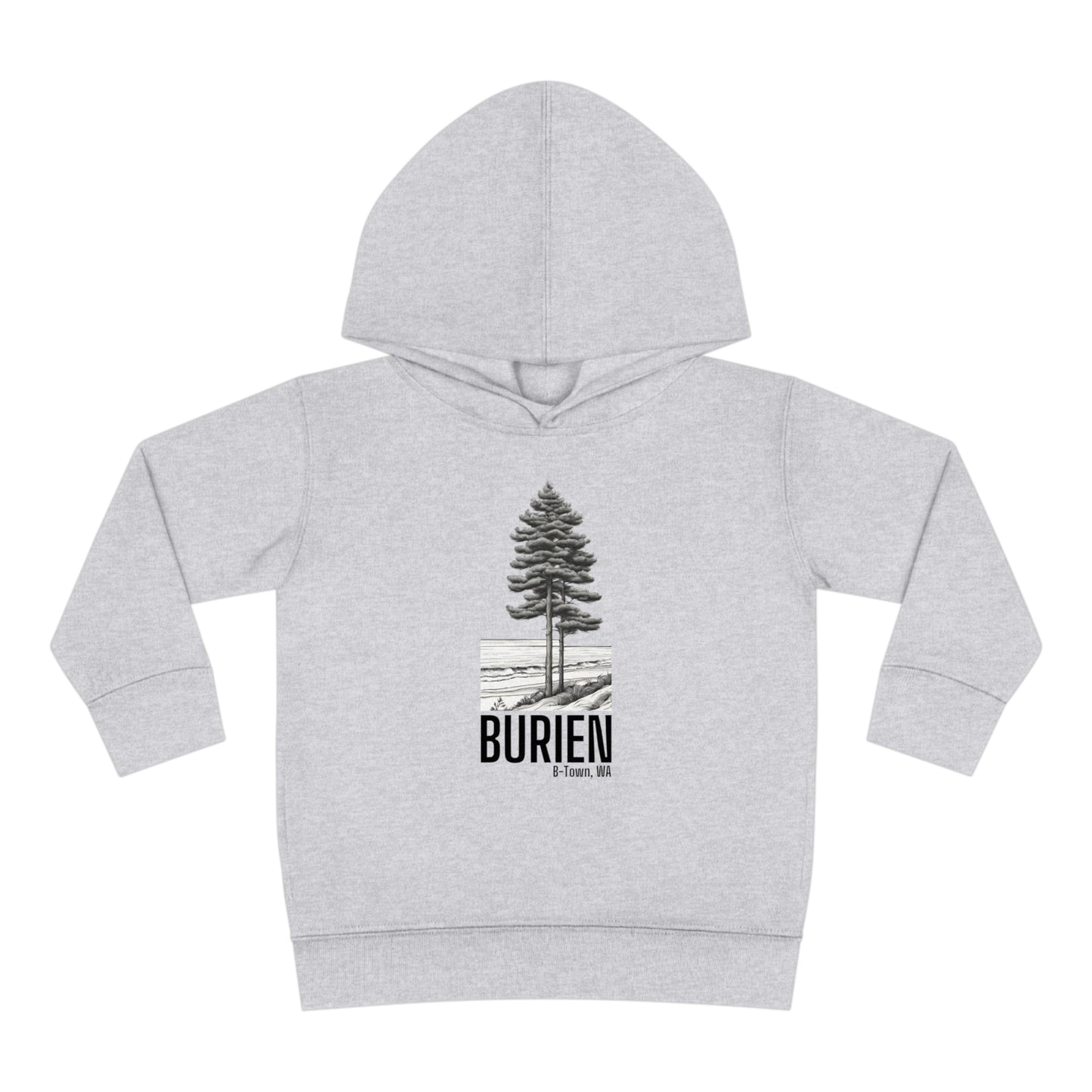 Burien WA Toddler Pullover Fleece Hoodie