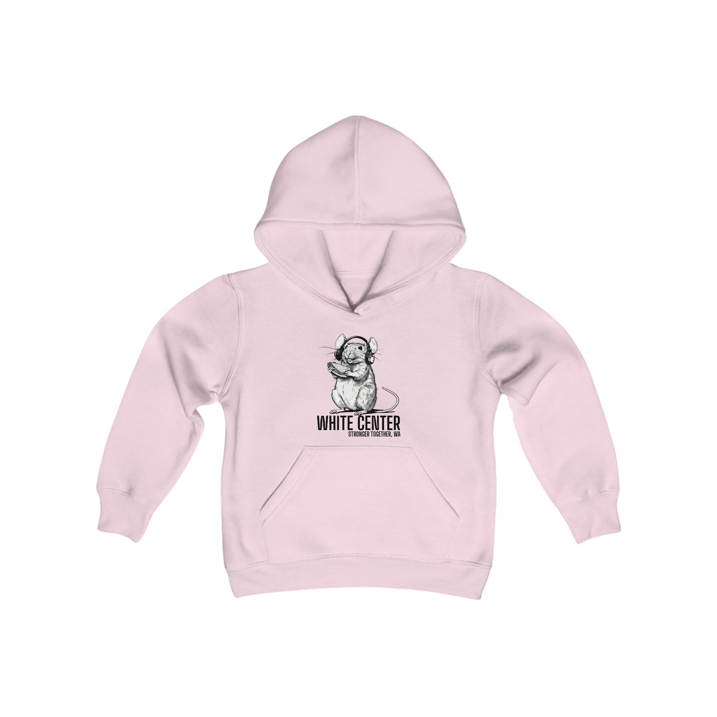 White Center, WA Youth Heavy Blend Hooded Sweatshirt