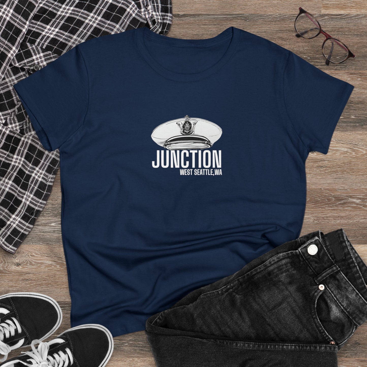 Admiral Junction Women's Midweight Cotton Tee