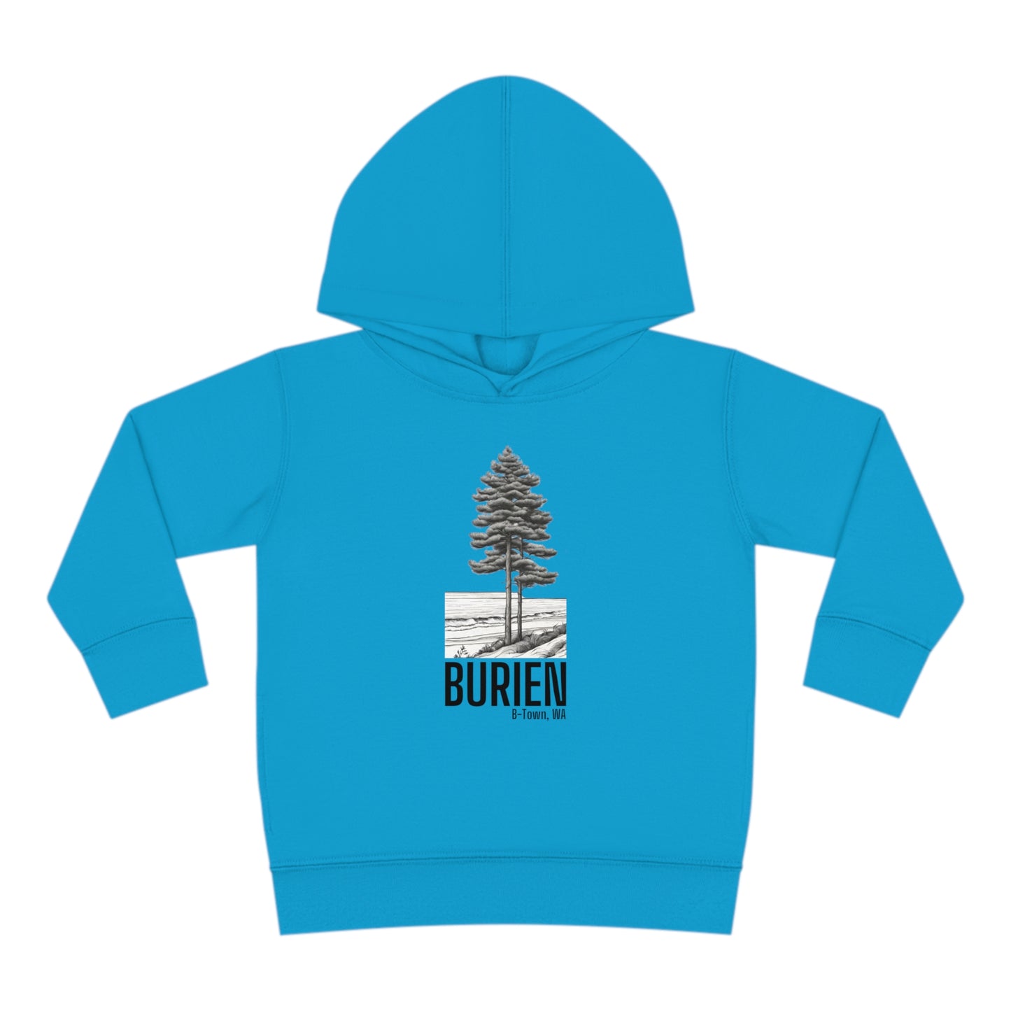 Burien WA Toddler Pullover Fleece Hoodie