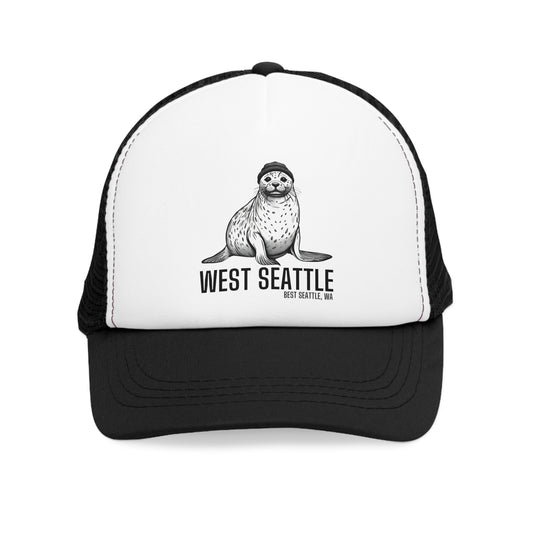 West Seattle Harbor Seal Mesh Cap