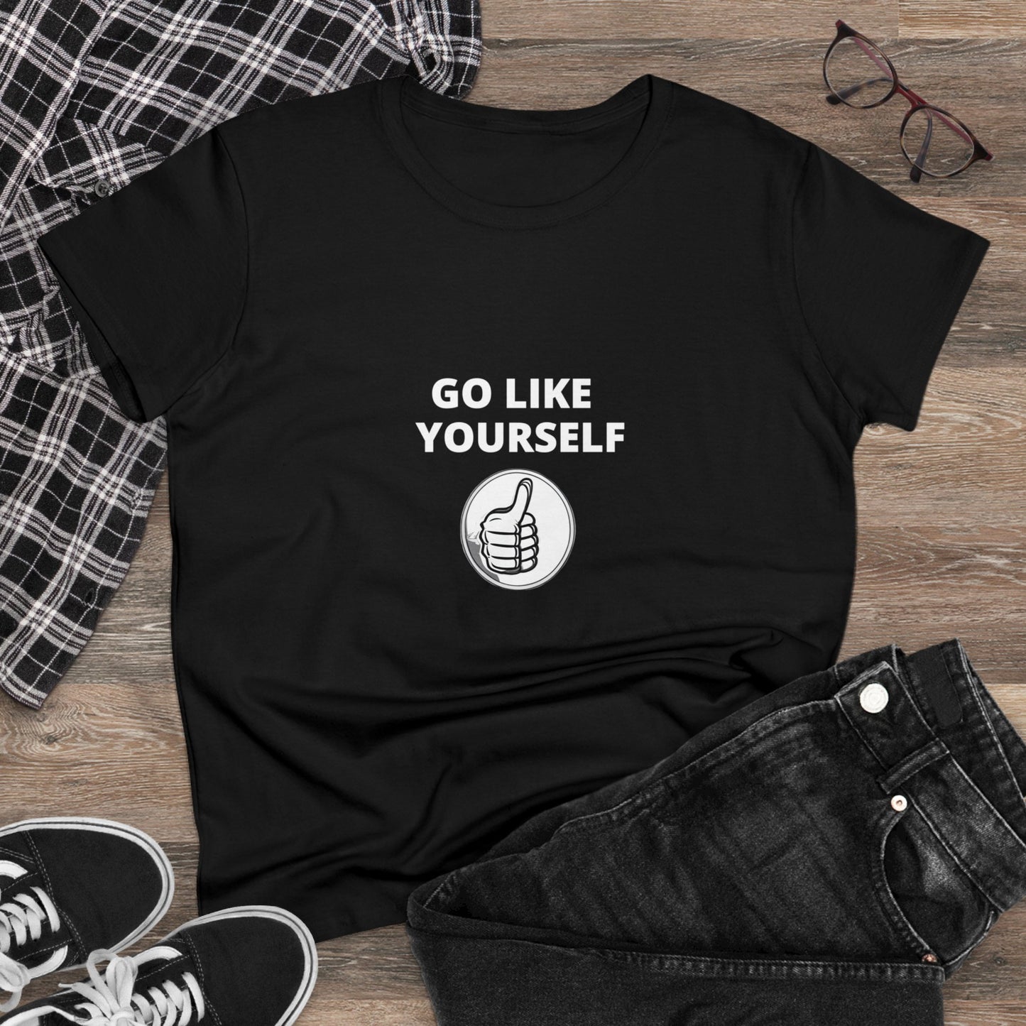 Go Like Yourself Women's Midweight Cotton Tee