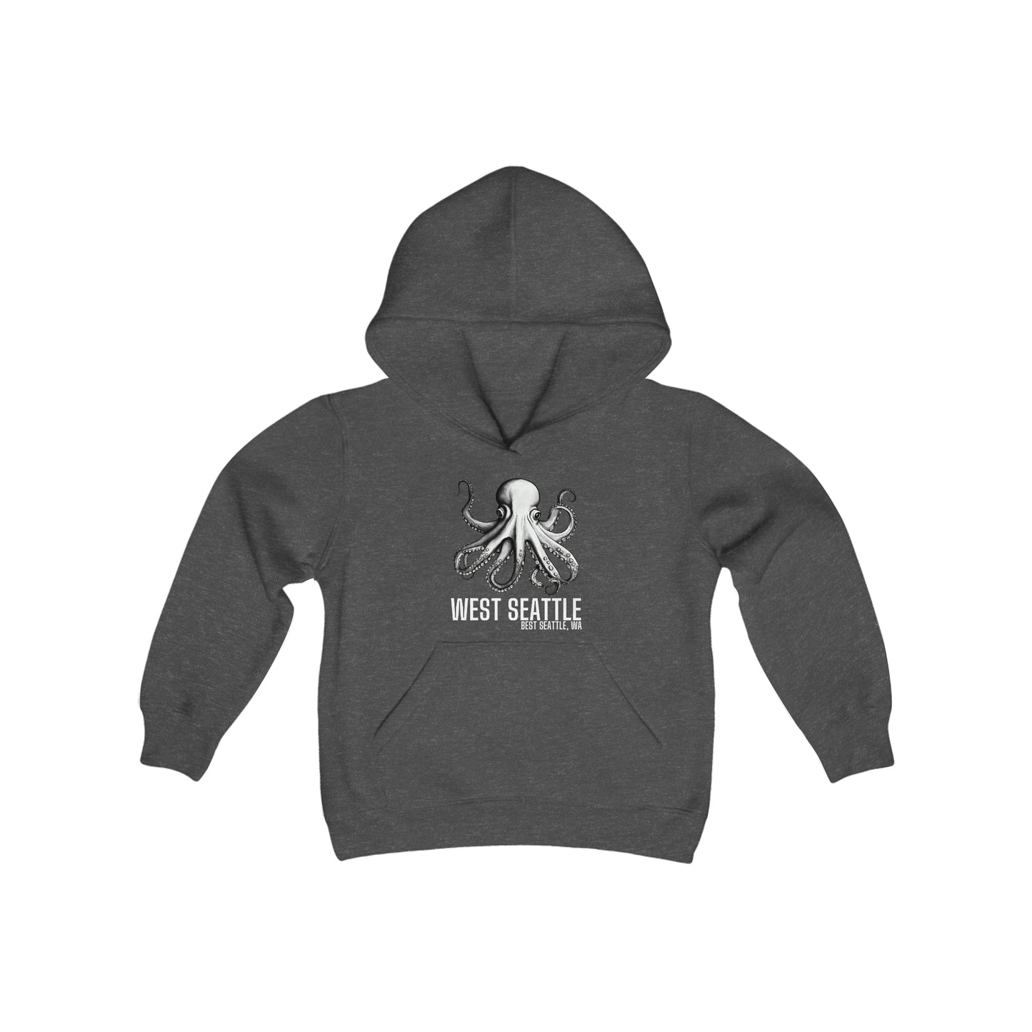 West Seattle Youth Heavy Blend Hooded Sweatshirt