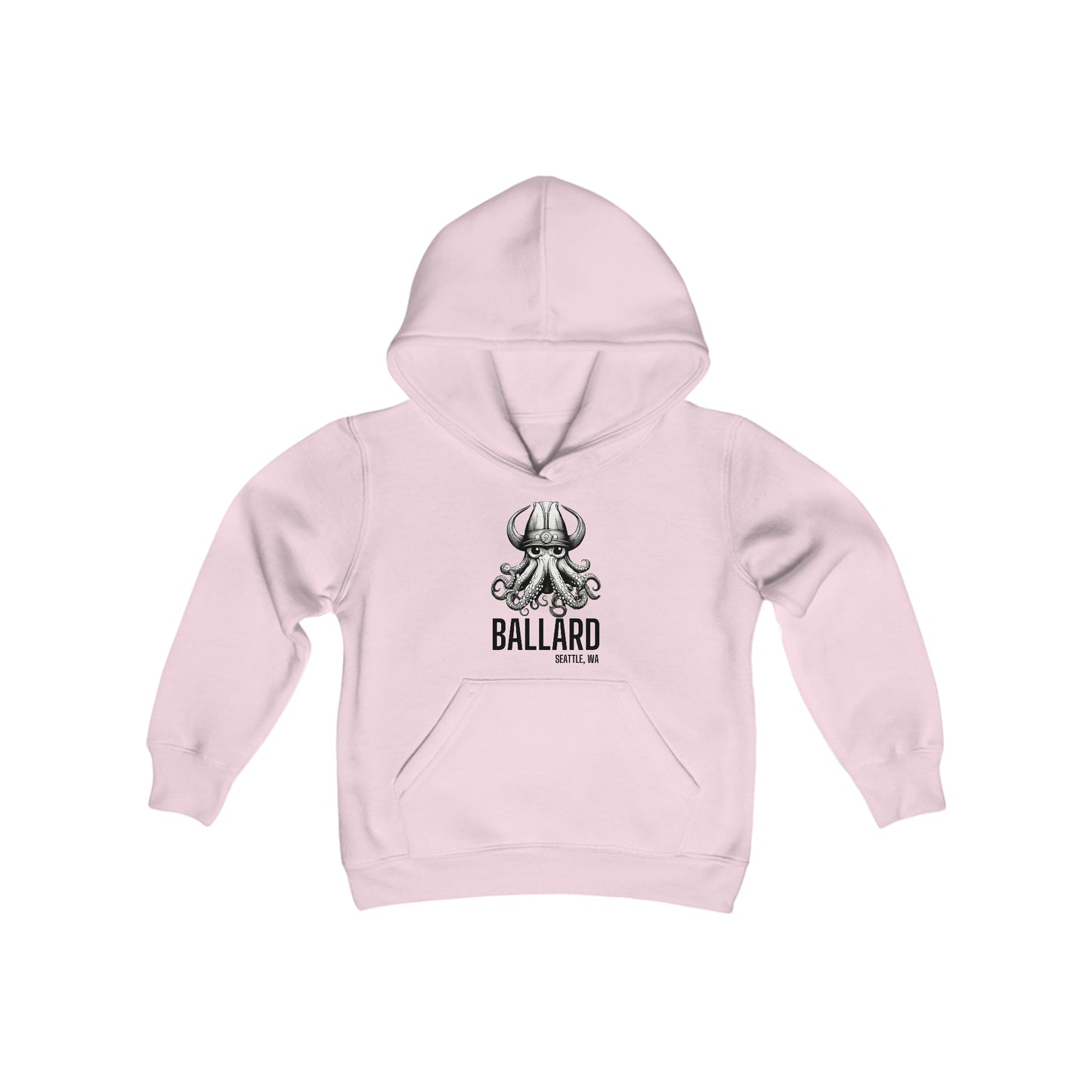 Ballard Octopus Youth Heavy Blend Hooded Sweatshirt