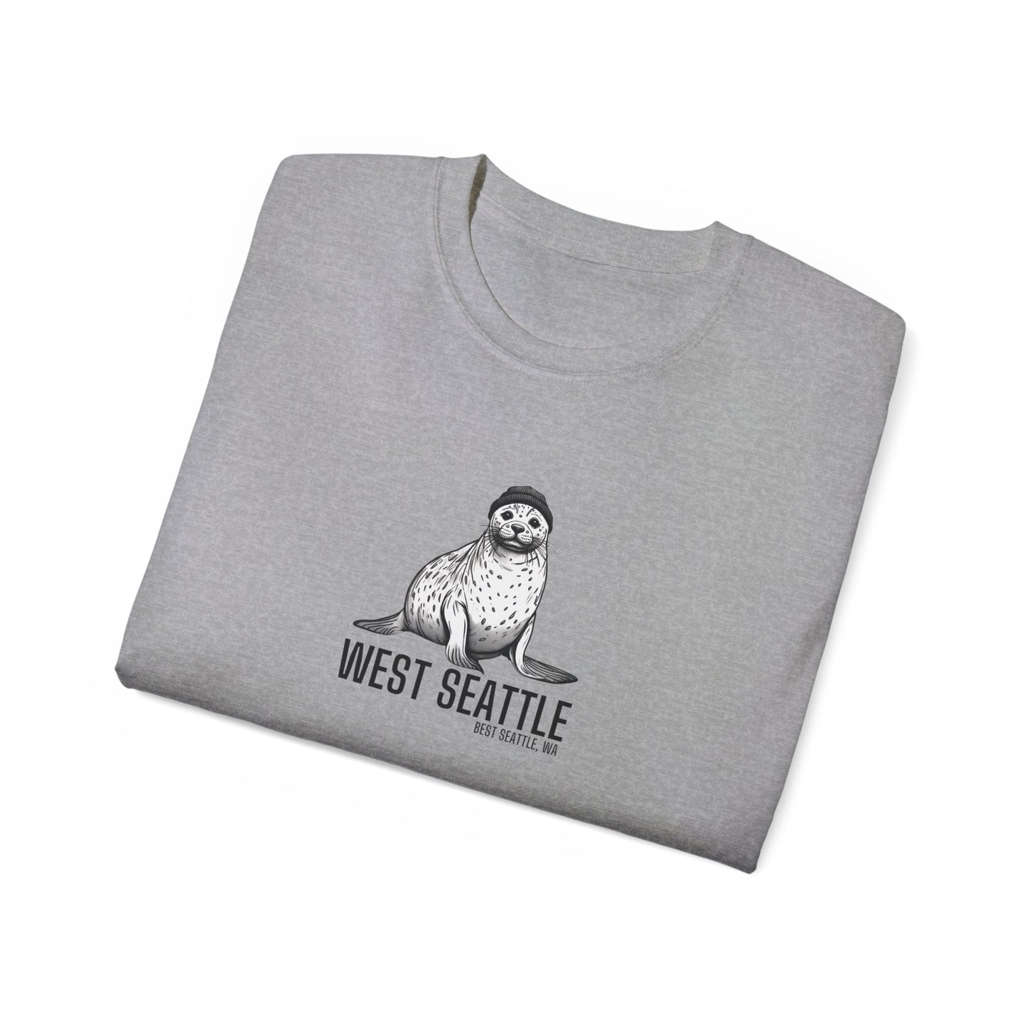 West Seattle Harbor Seal Men’s Ultra Cotton Tee