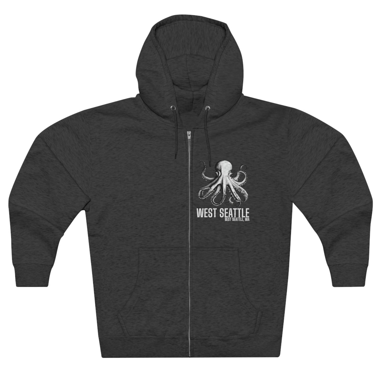 West Seattle Unisex Zip Hoodie