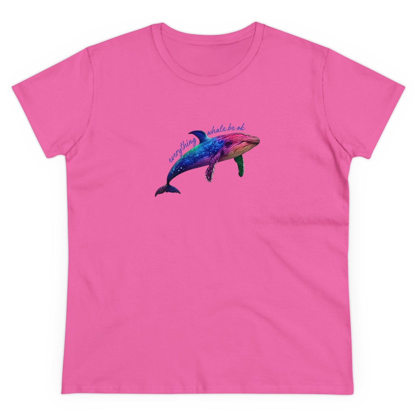 Everything Whale Be Ok Women's Midweight Cotton Tee