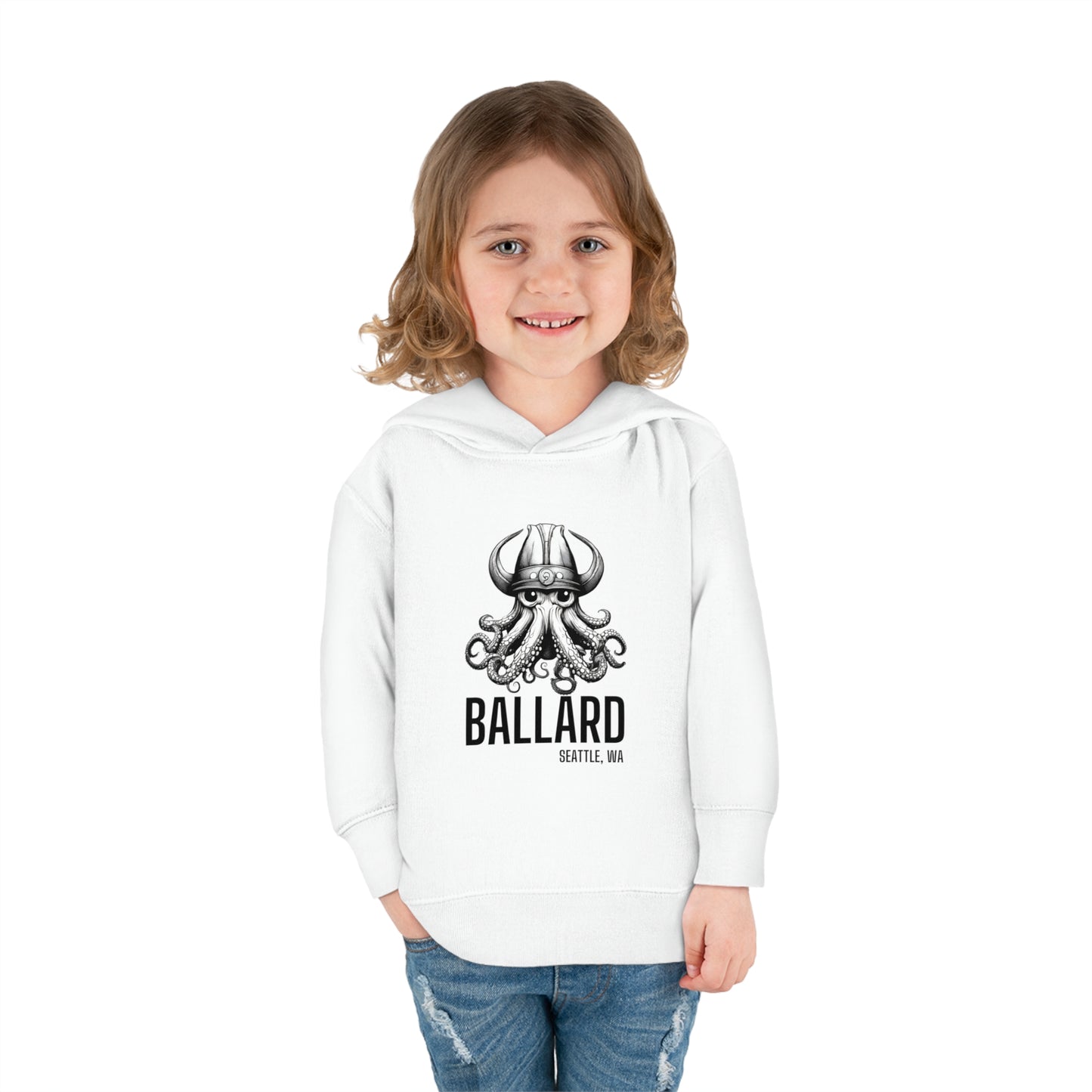 Ballard Octopus Toddler Pullover Fleece Hoodie