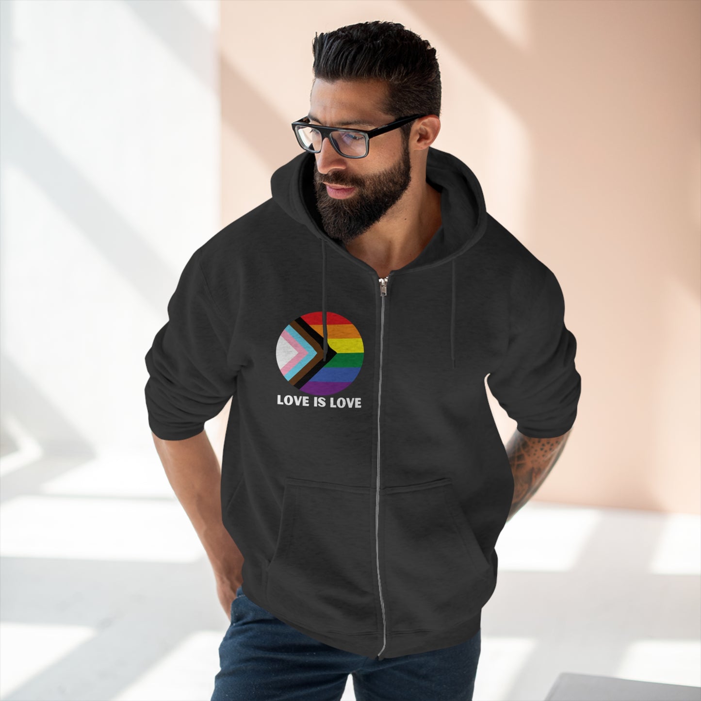 Love Is Love Zip Hoodie