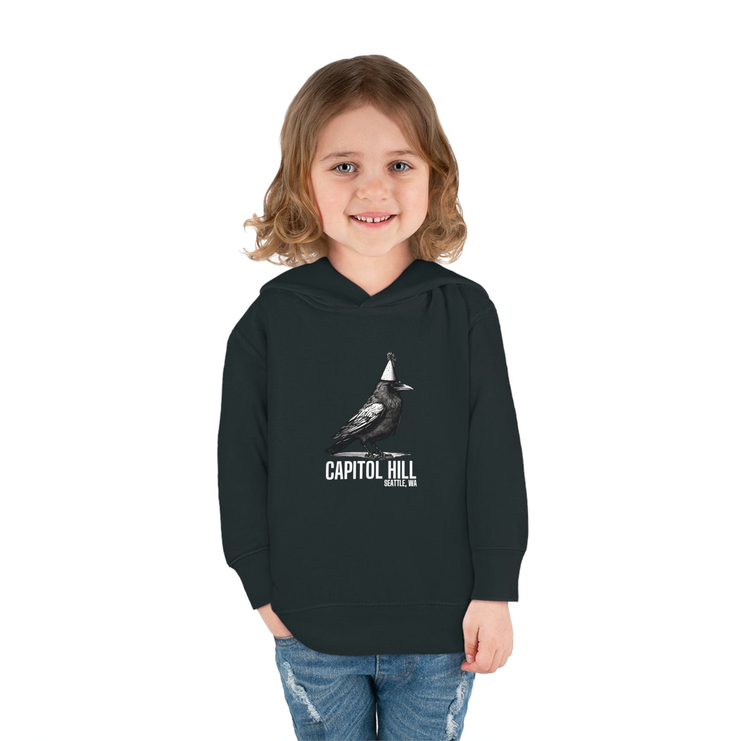 Capitol Hill Seattle Toddler Pullover Fleece Hoodie