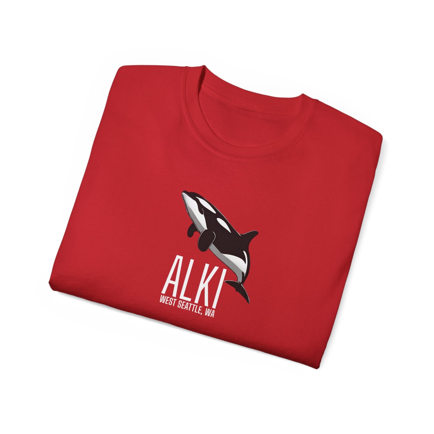 Alki West Seattle Orca Ultra Cotton Tee