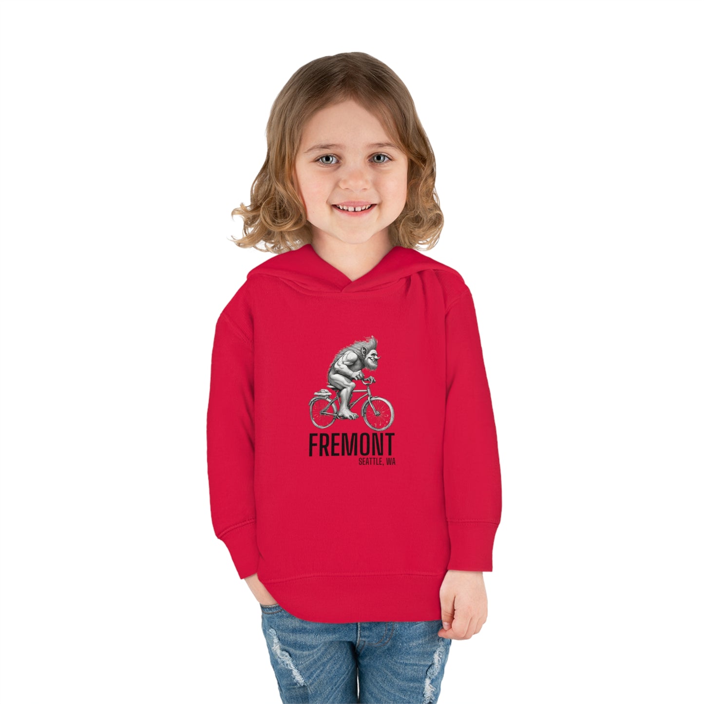 Fremont Seattle Toddler Pullover Fleece Hoodie