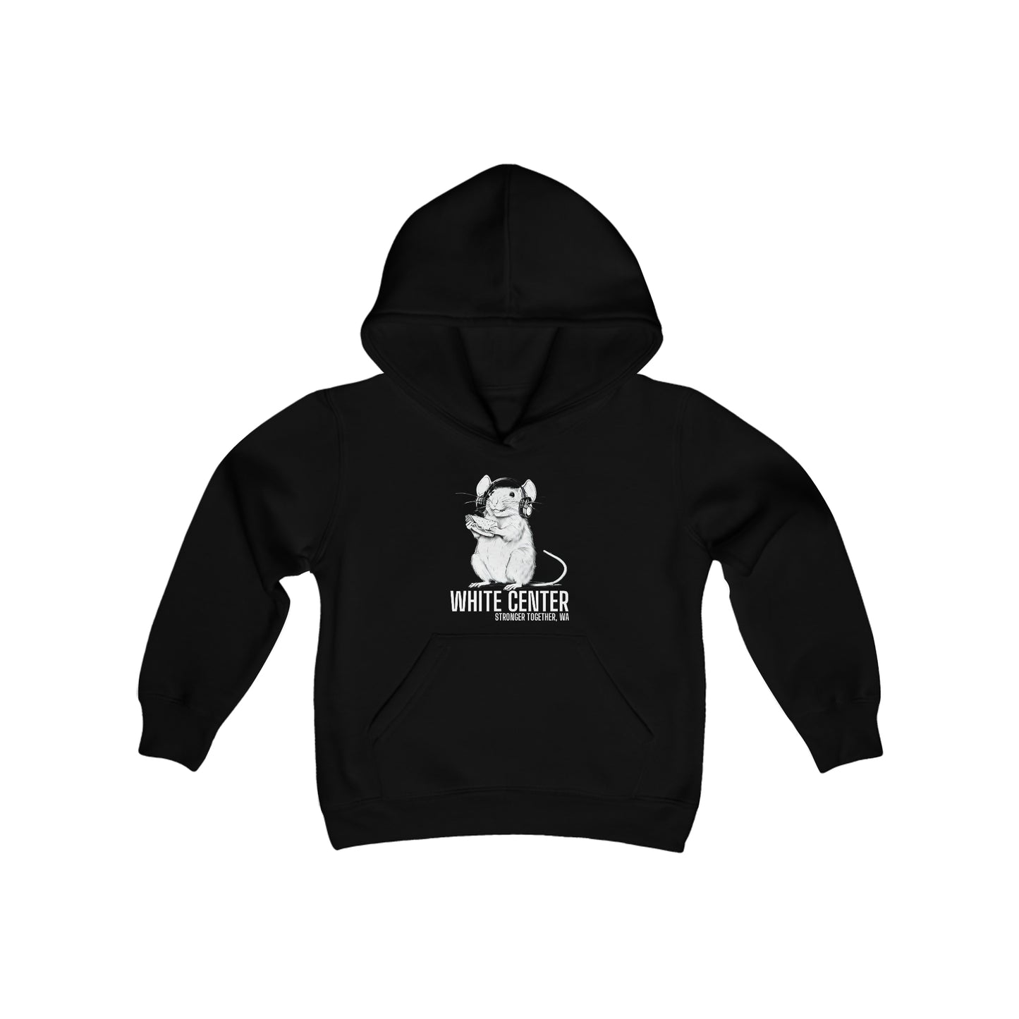 White Center, WA Youth Heavy Blend Hooded Sweatshirt