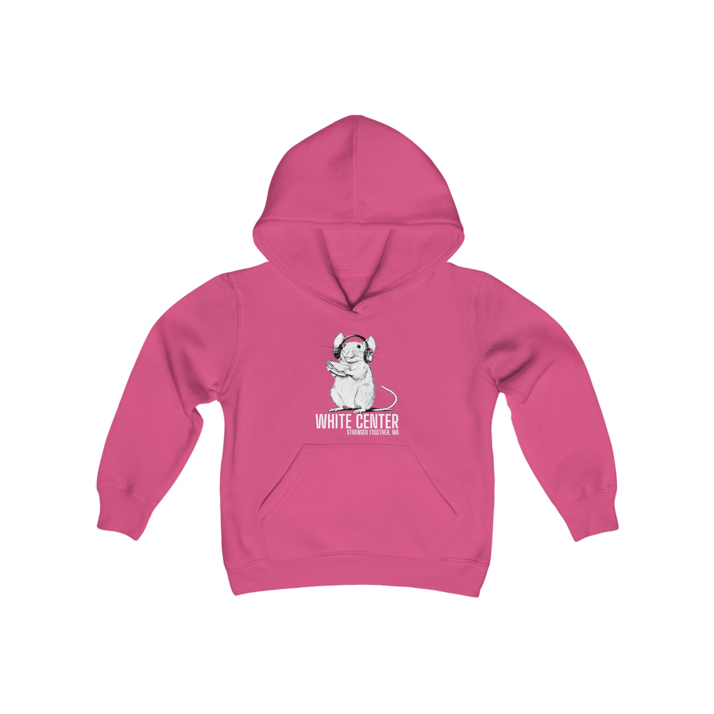 White Center, WA Youth Heavy Blend Hooded Sweatshirt