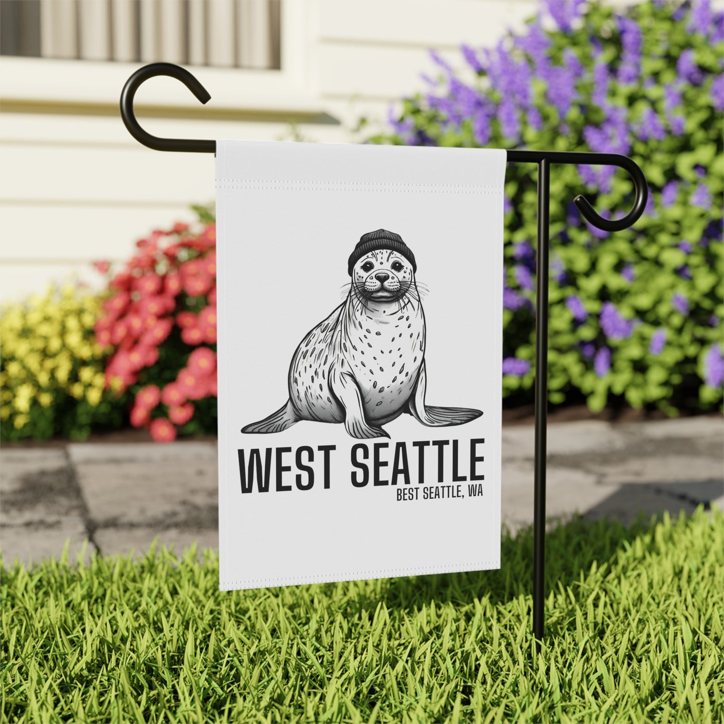 West Seattle Harbor Seal Garden & House Banner