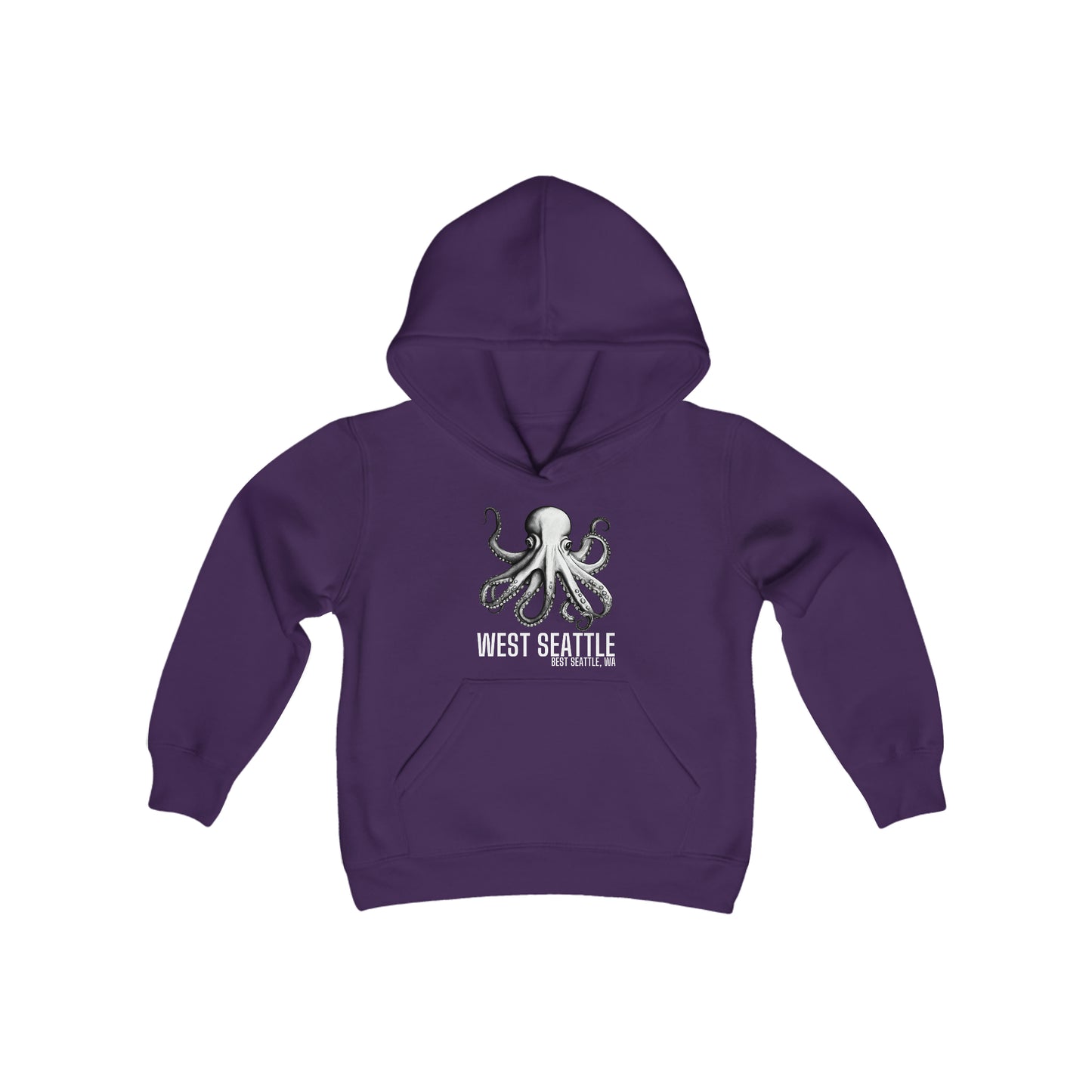 West Seattle Youth Heavy Blend Hooded Sweatshirt