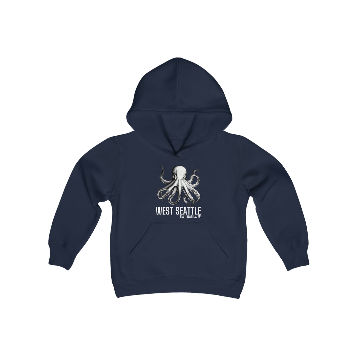 West Seattle Youth Heavy Blend Hooded Sweatshirt