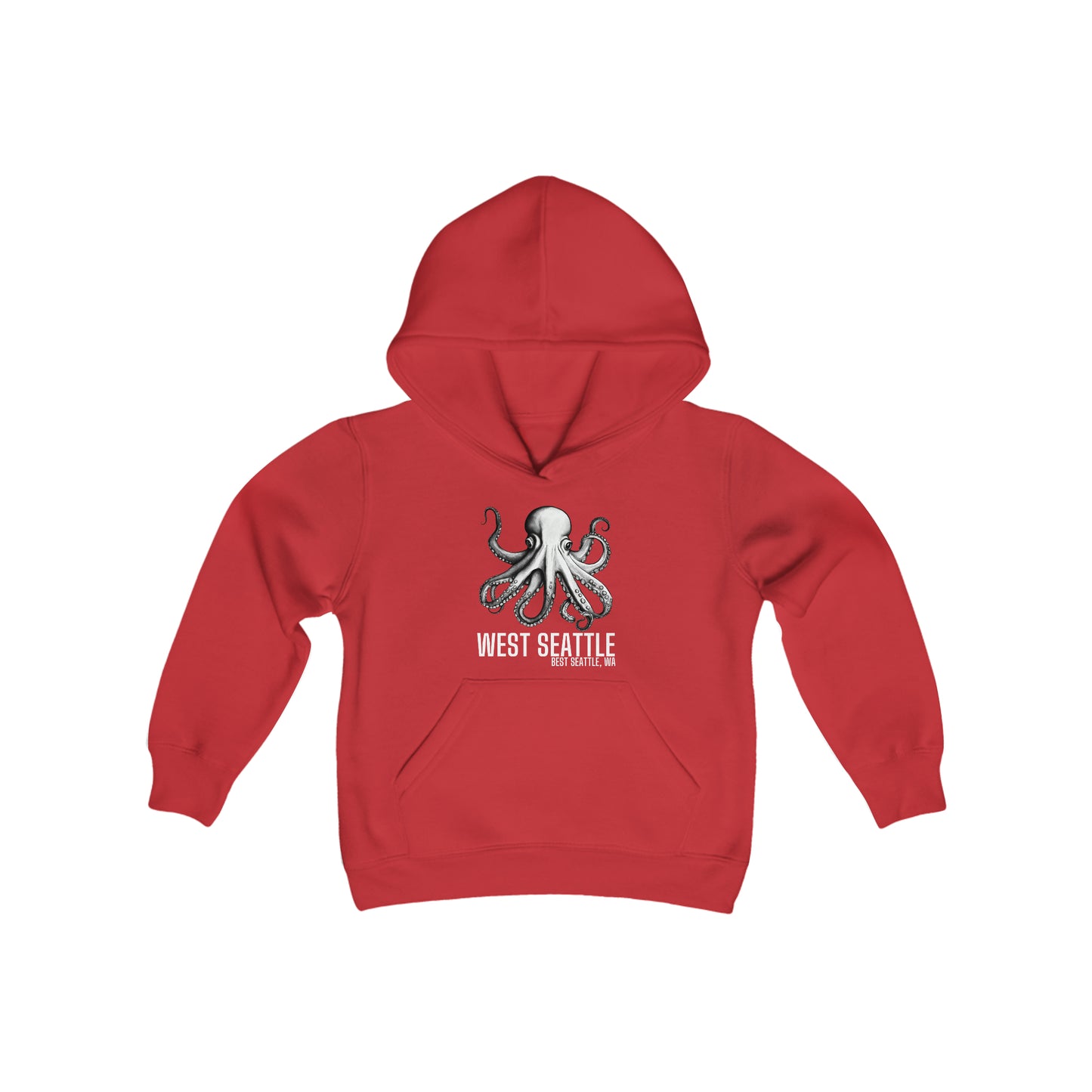 West Seattle Youth Heavy Blend Hooded Sweatshirt