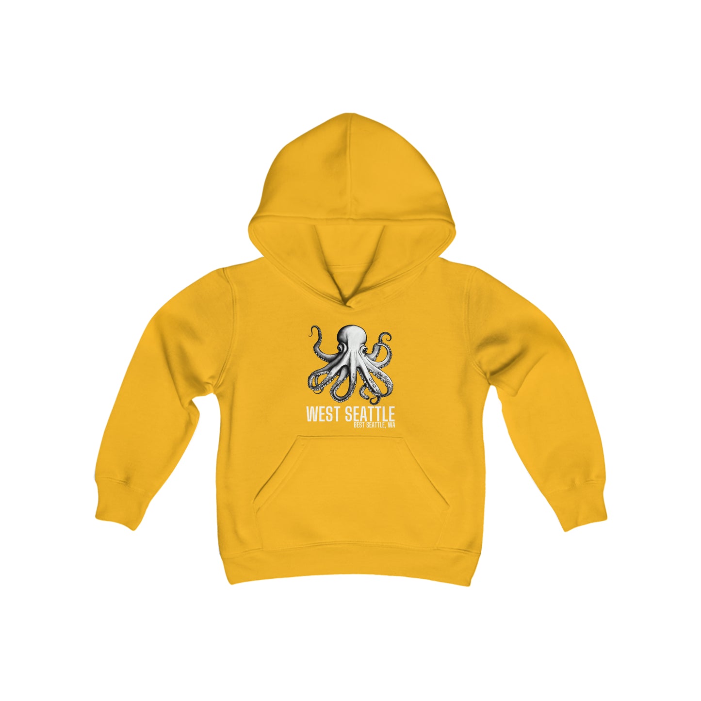 West Seattle Youth Heavy Blend Hooded Sweatshirt