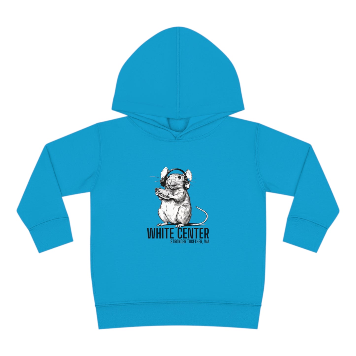 White Center, WA Toddler Pullover Fleece Hoodie