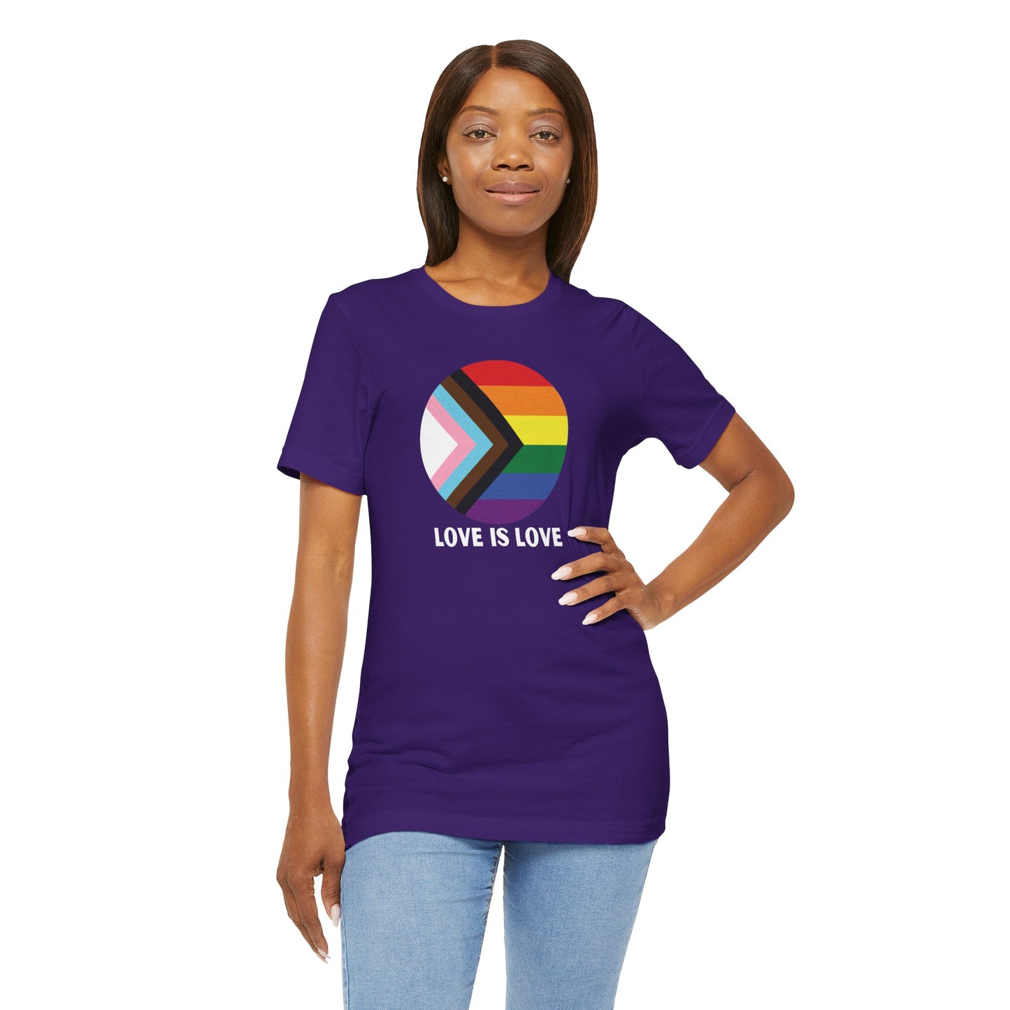 Love Is Love Jersey Short Sleeve Tee