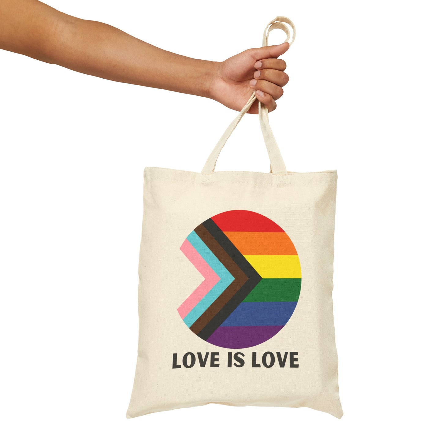 Love Is Love Cotton Canvas Tote Bag