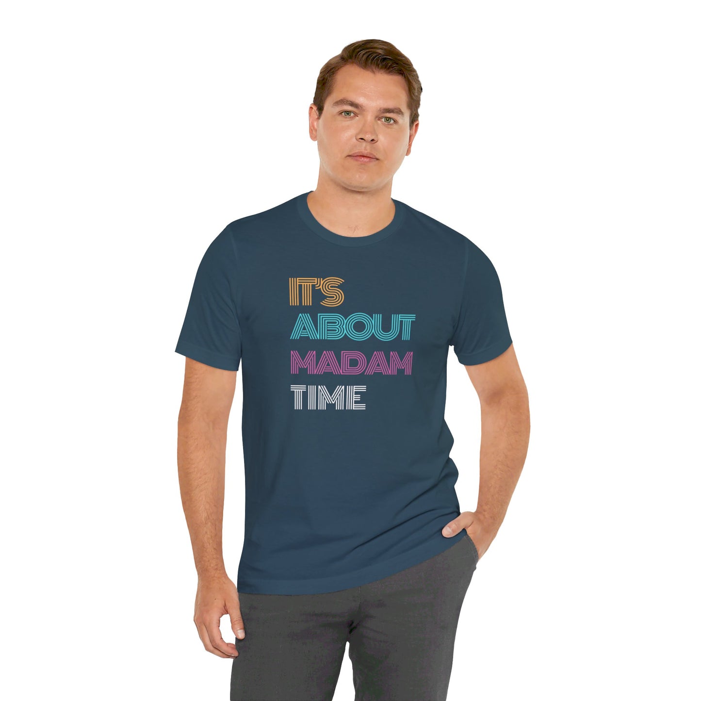 Neon It’s About Madam Time Jersey Short Sleeve Tee