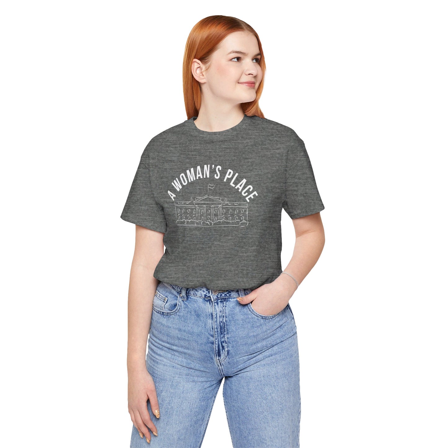 A Woman’s Place Jersey Short Sleeve Tee