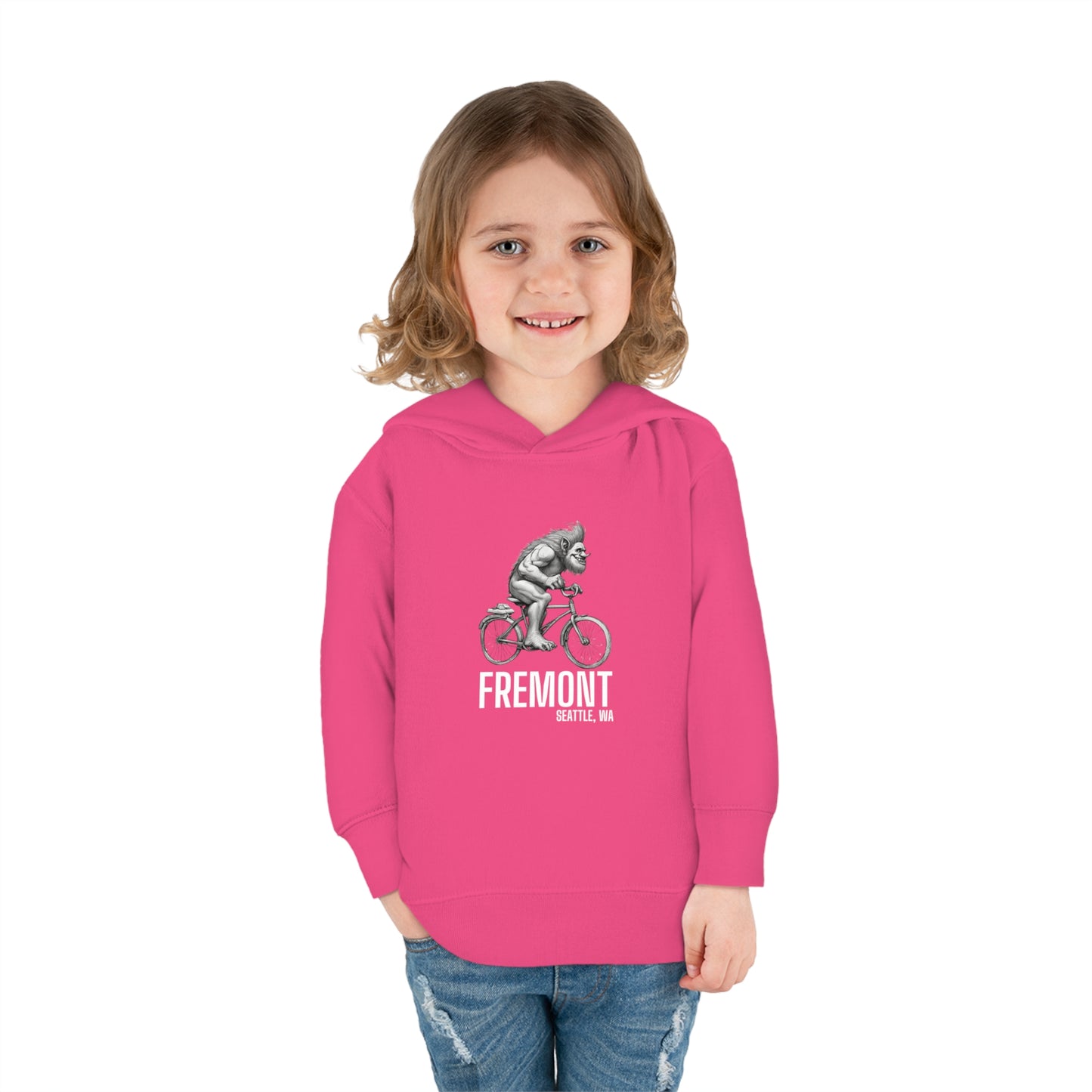 Fremont Seattle Toddler Pullover Fleece Hoodie