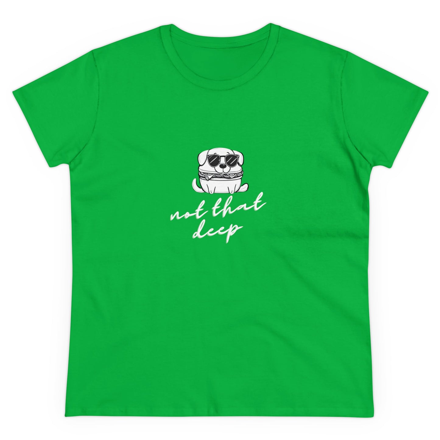 Not that deep Women's Midweight Cotton Tee