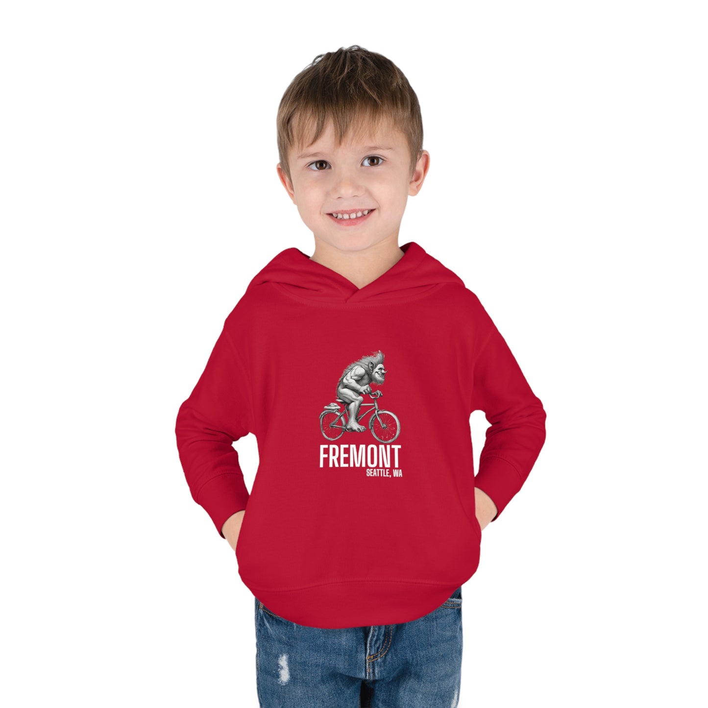 Fremont Seattle Toddler Pullover Fleece Hoodie