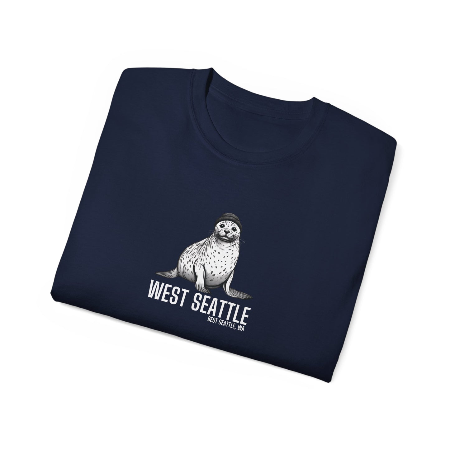 West Seattle Harbor Seal Men’s Ultra Cotton Tee