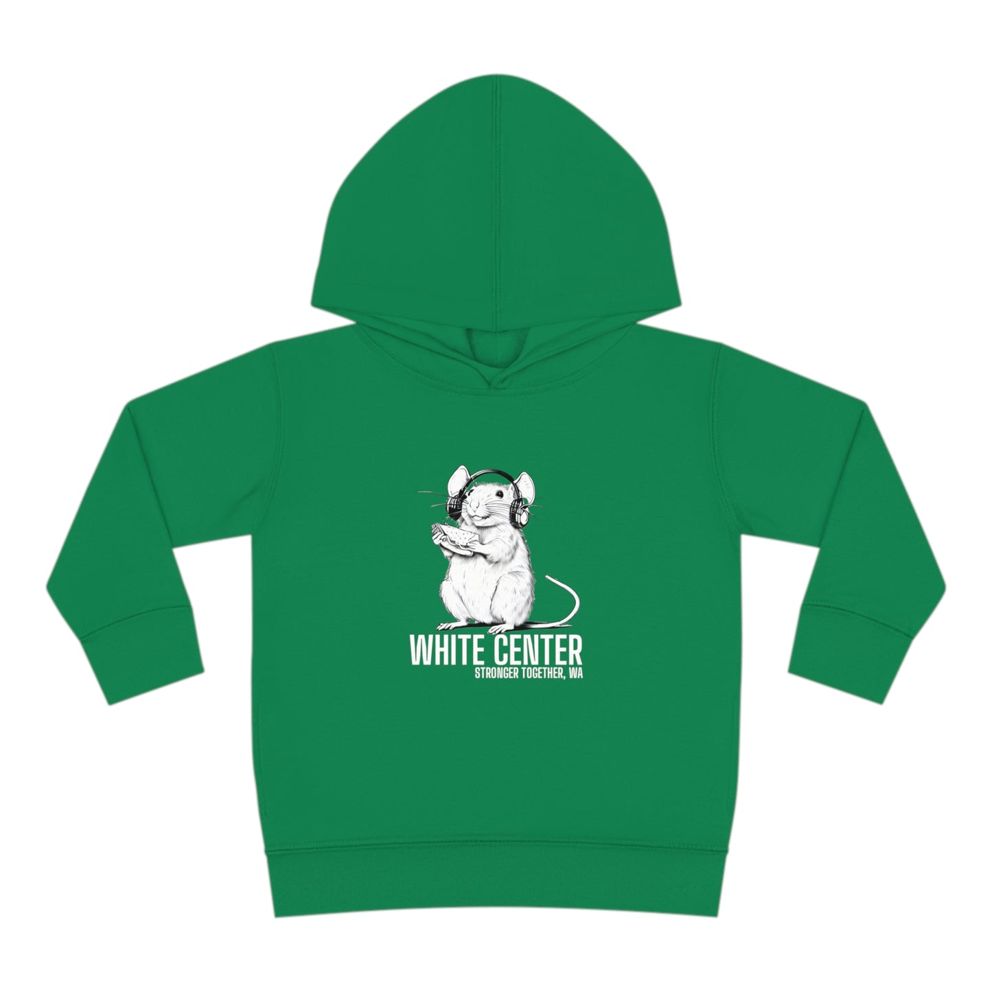 White Center, WA Toddler Pullover Fleece Hoodie