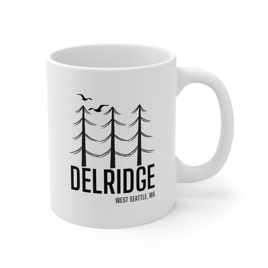 Delridge West Seattle Ceramic Mug 11oz