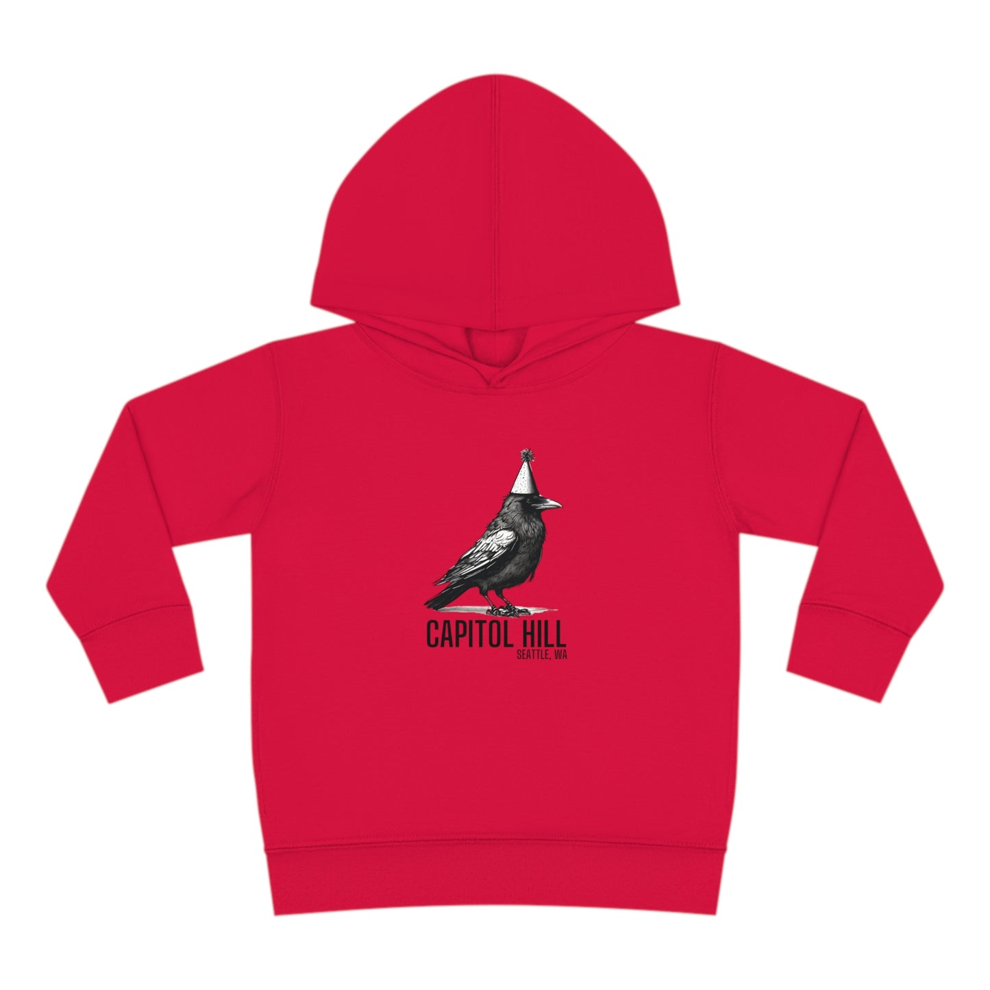 Capitol Hill Seattle Toddler Pullover Fleece Hoodie